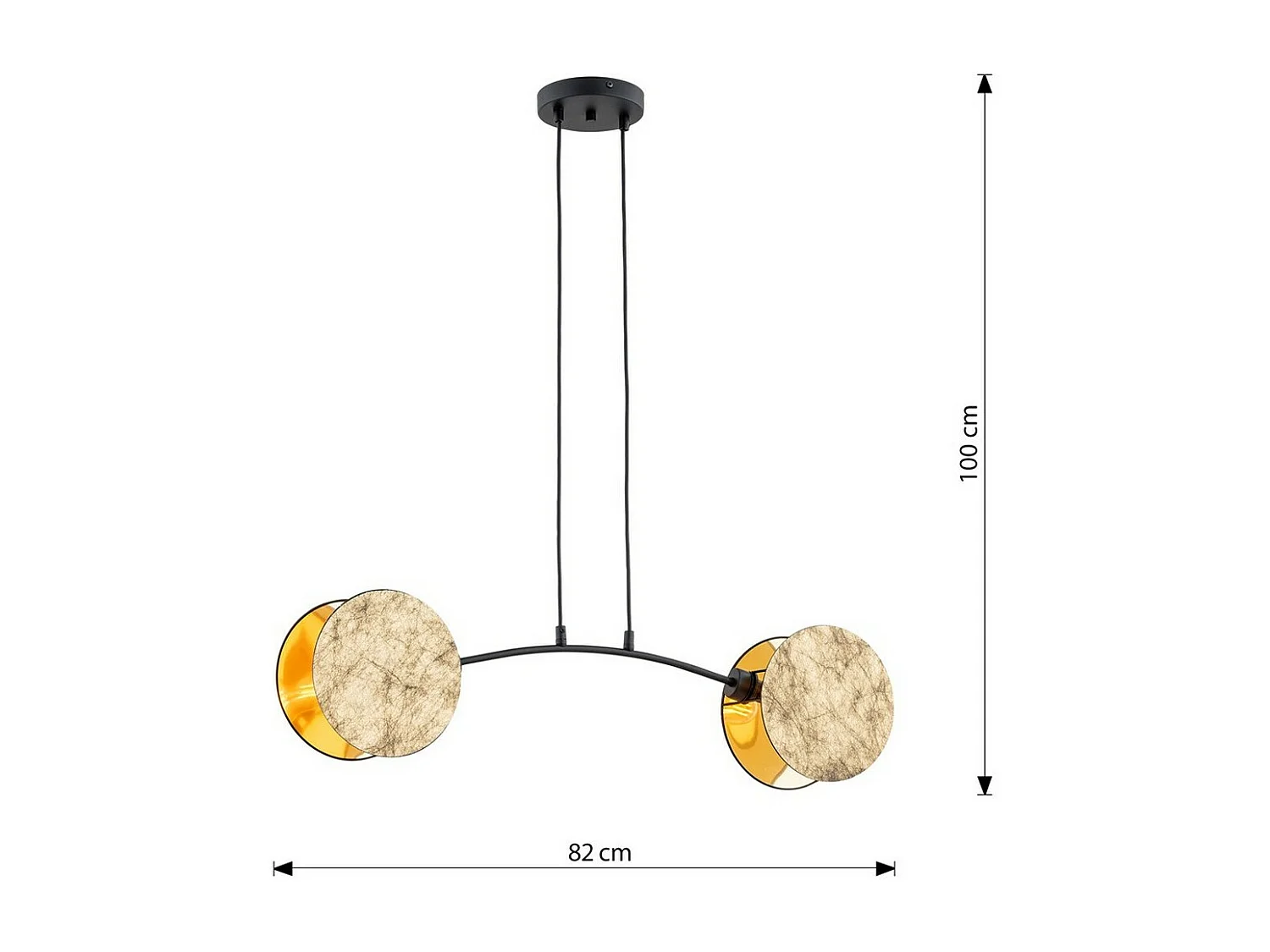 Lampa ścienna Donato, Czarny, 20x20x19 cm, Seven Design