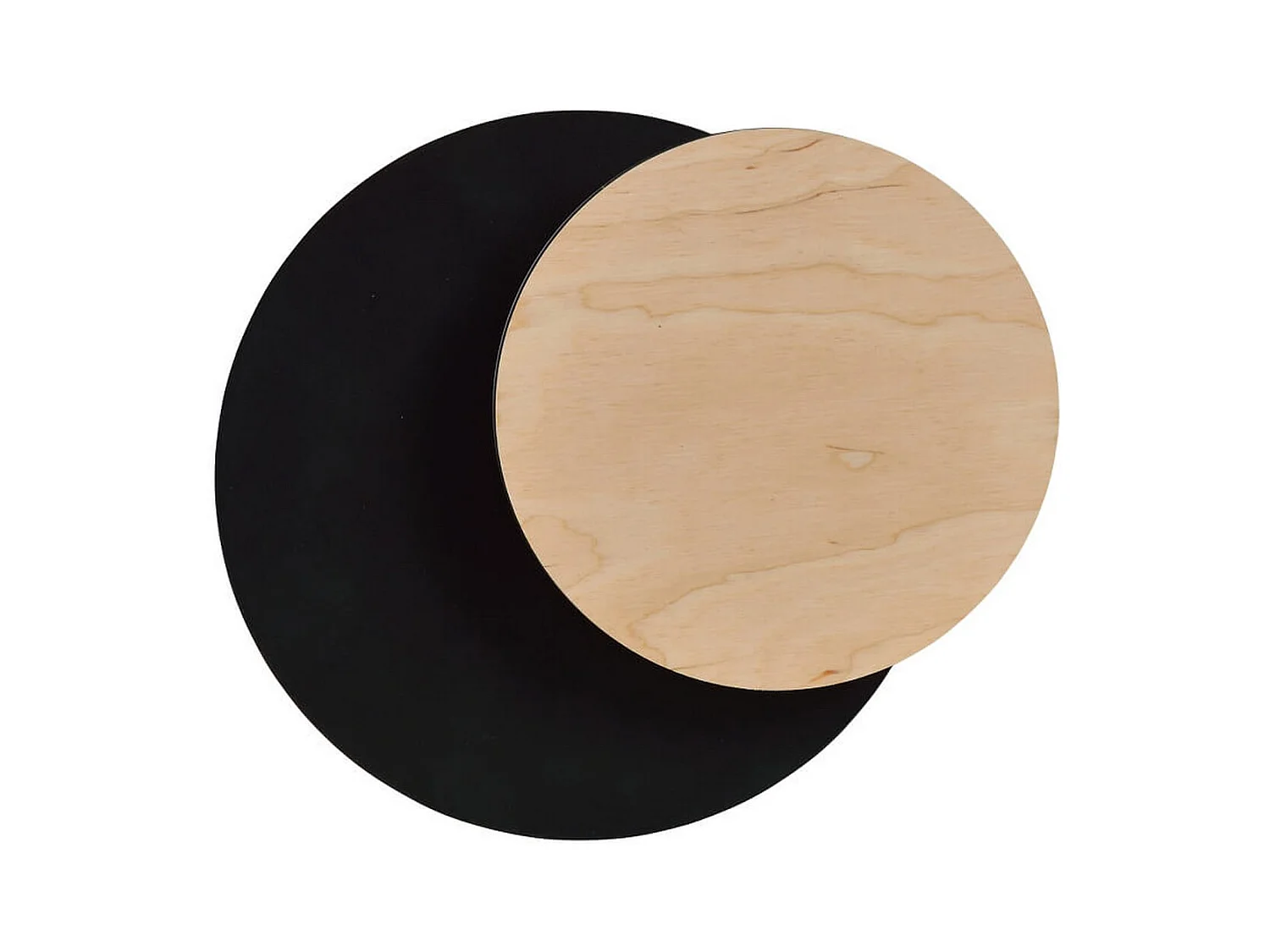 Applique Circle, Noir, 22x20x13 cm, EPIKASA