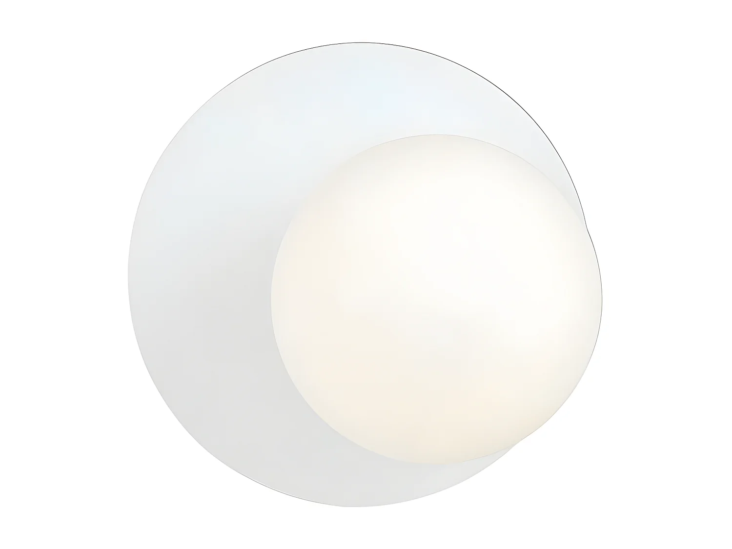 Applique Oslo, Blanc, 20x20x15 cm, EPIKASA