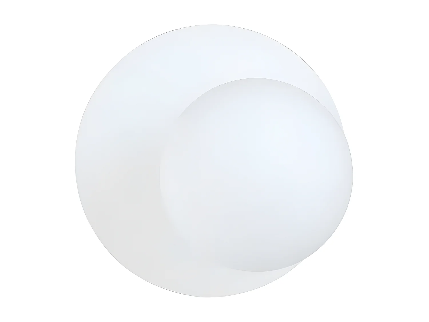 Applique Oslo, Blanc, 20x20x15 cm, EPIKASA