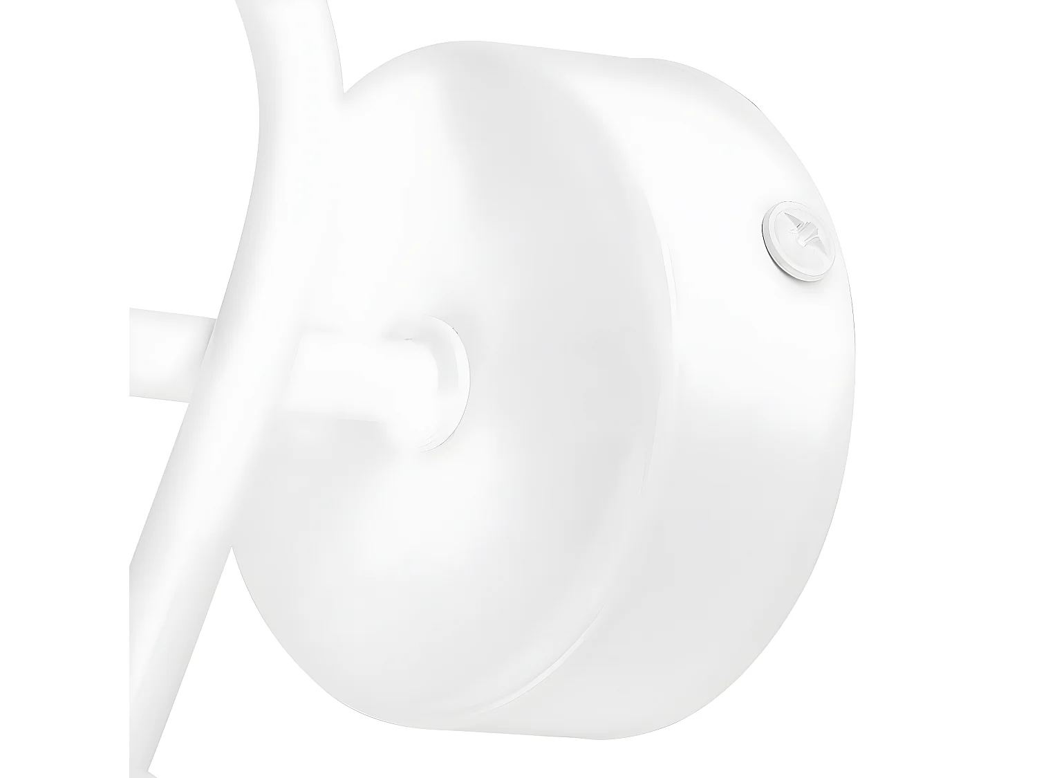 Applique Camilla, Blanc, 8x8x18 cm, Seven Design