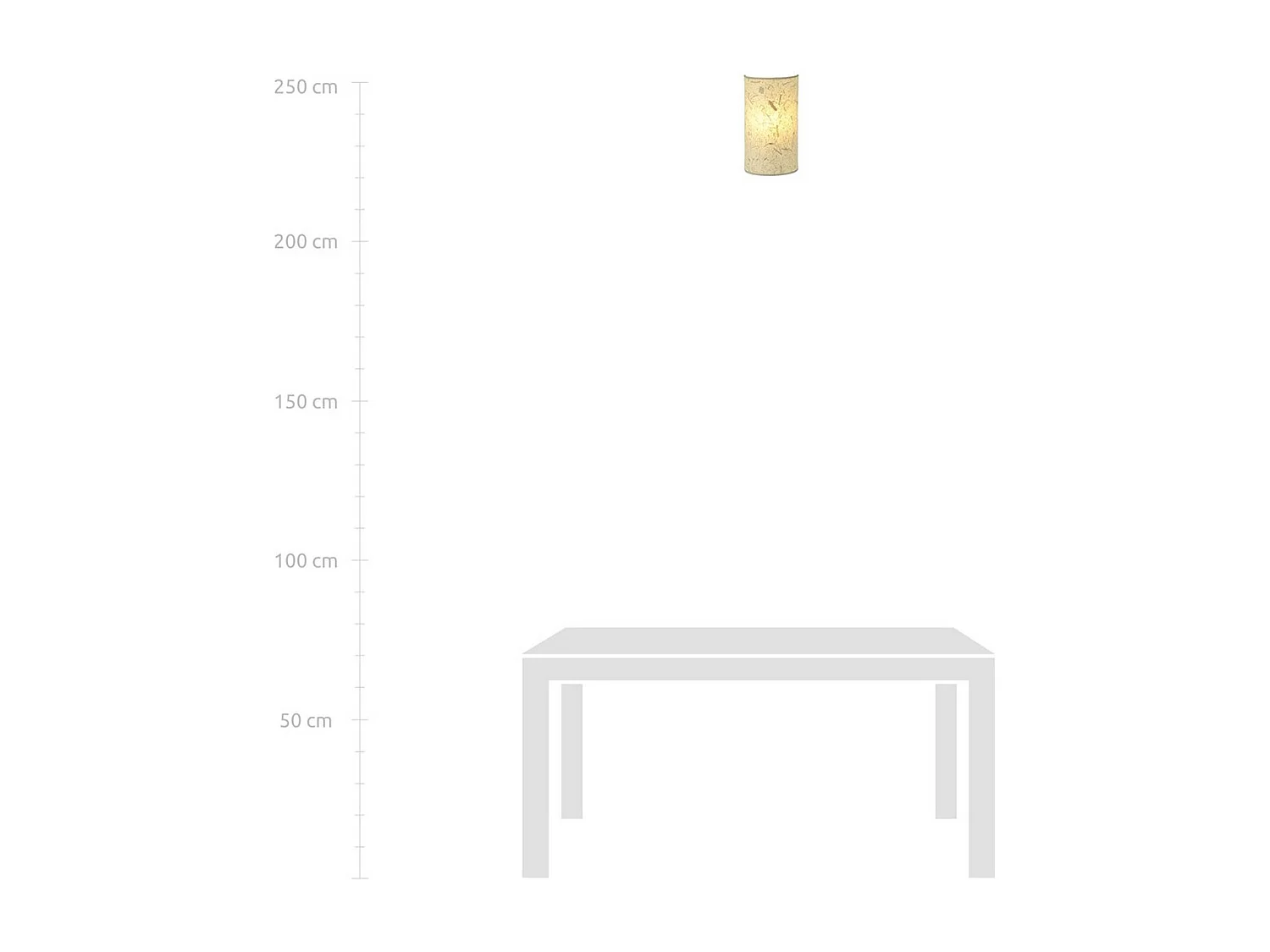 Applique Aston 5, Beige, 18x32x8 cm, Seven Design