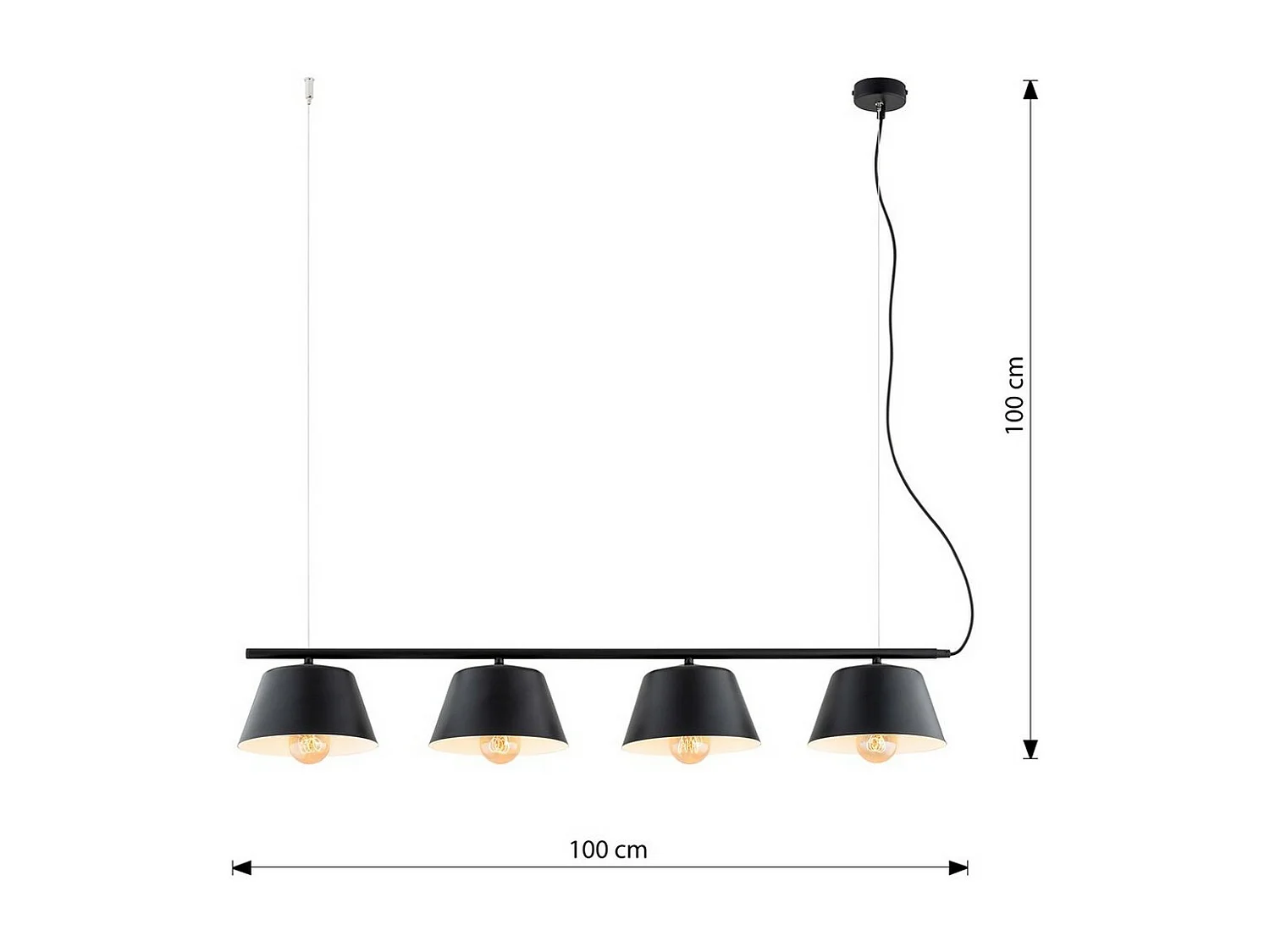 Wandlamp Lula, Wit, 15x15x29 cm, Seven Design