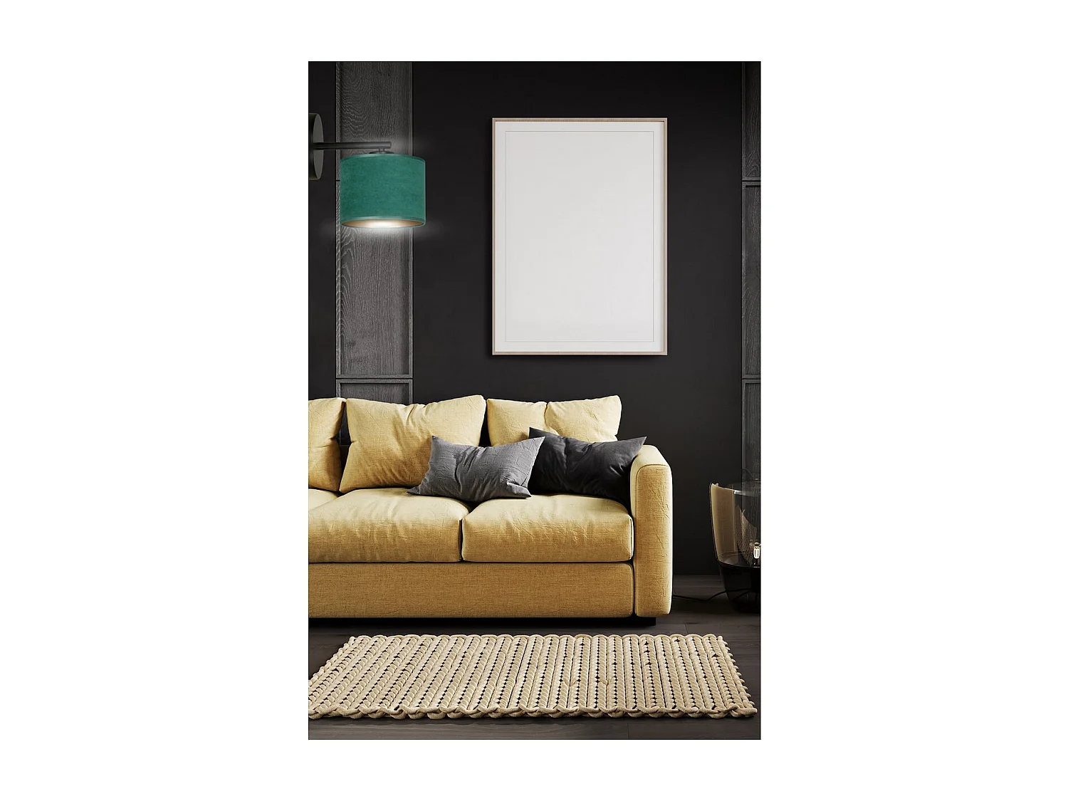 Applique Hilde, Vert, 27x24x20 cm, Seven Design