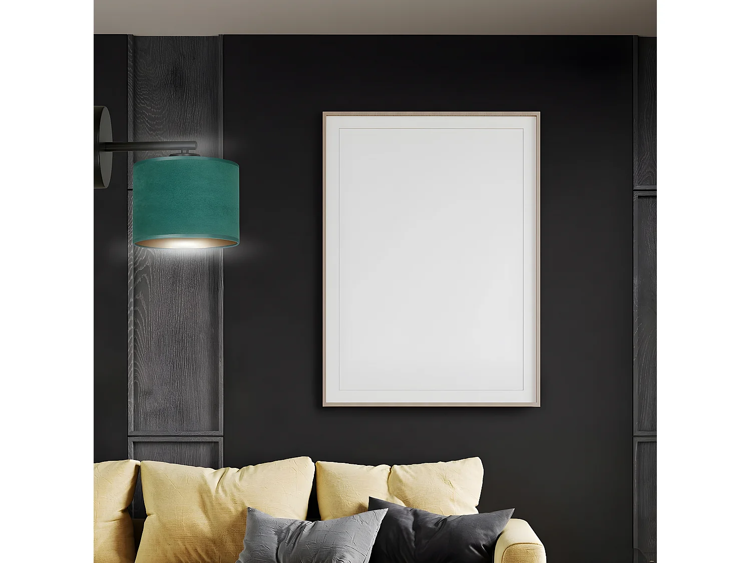 Applique Hilde, Vert, 27x24x20 cm, Seven Design