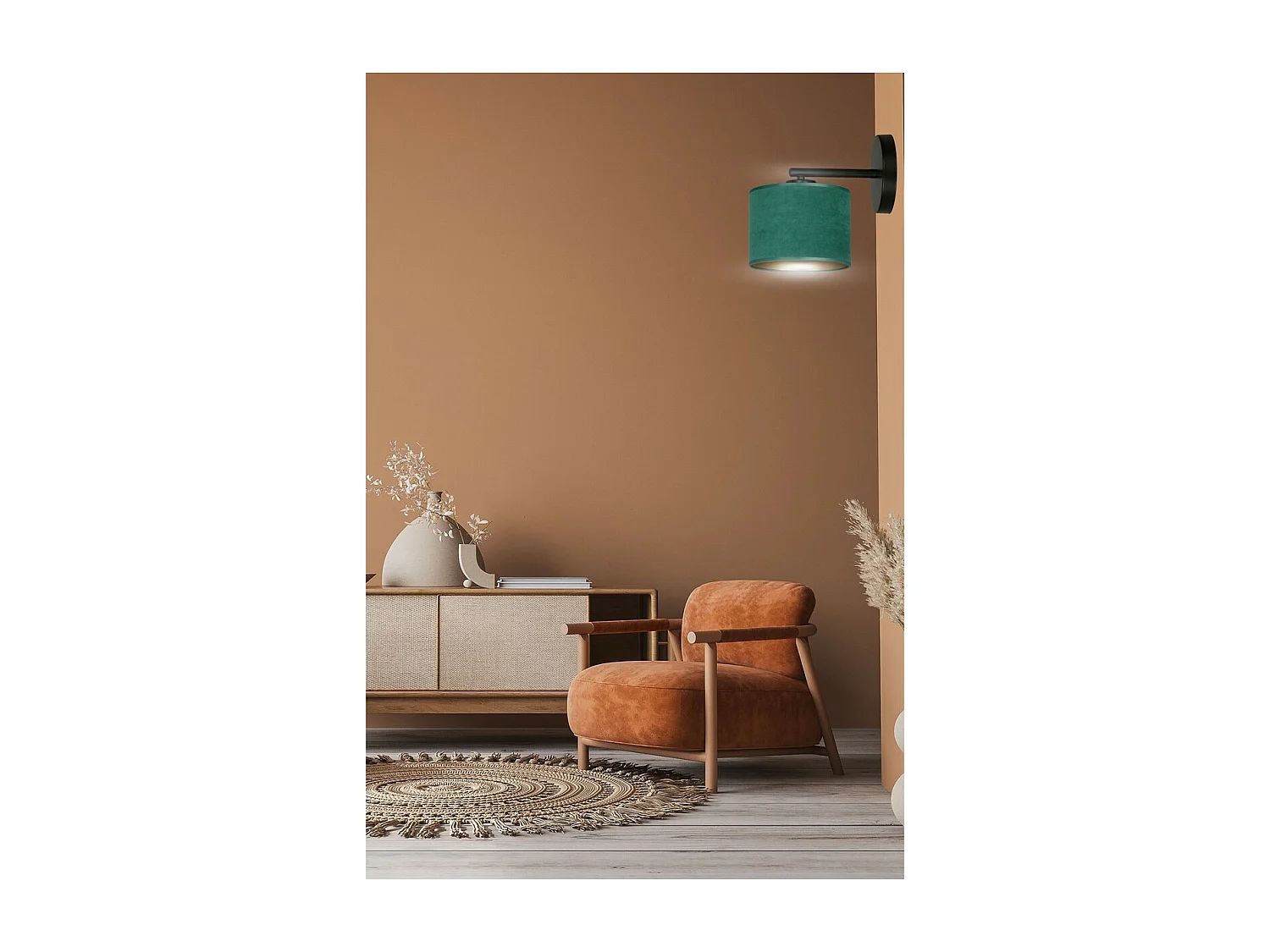 Applique Hilde, Vert, 27x24x20 cm, Seven Design