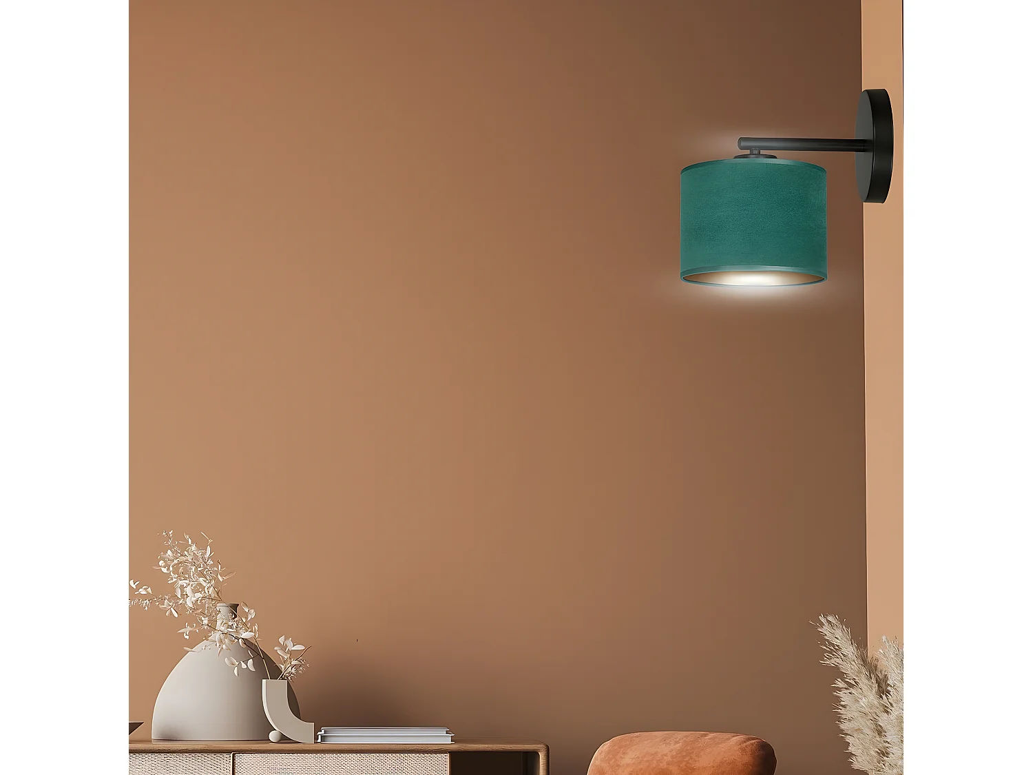 Applique Hilde, Vert, 27x24x20 cm, Seven Design