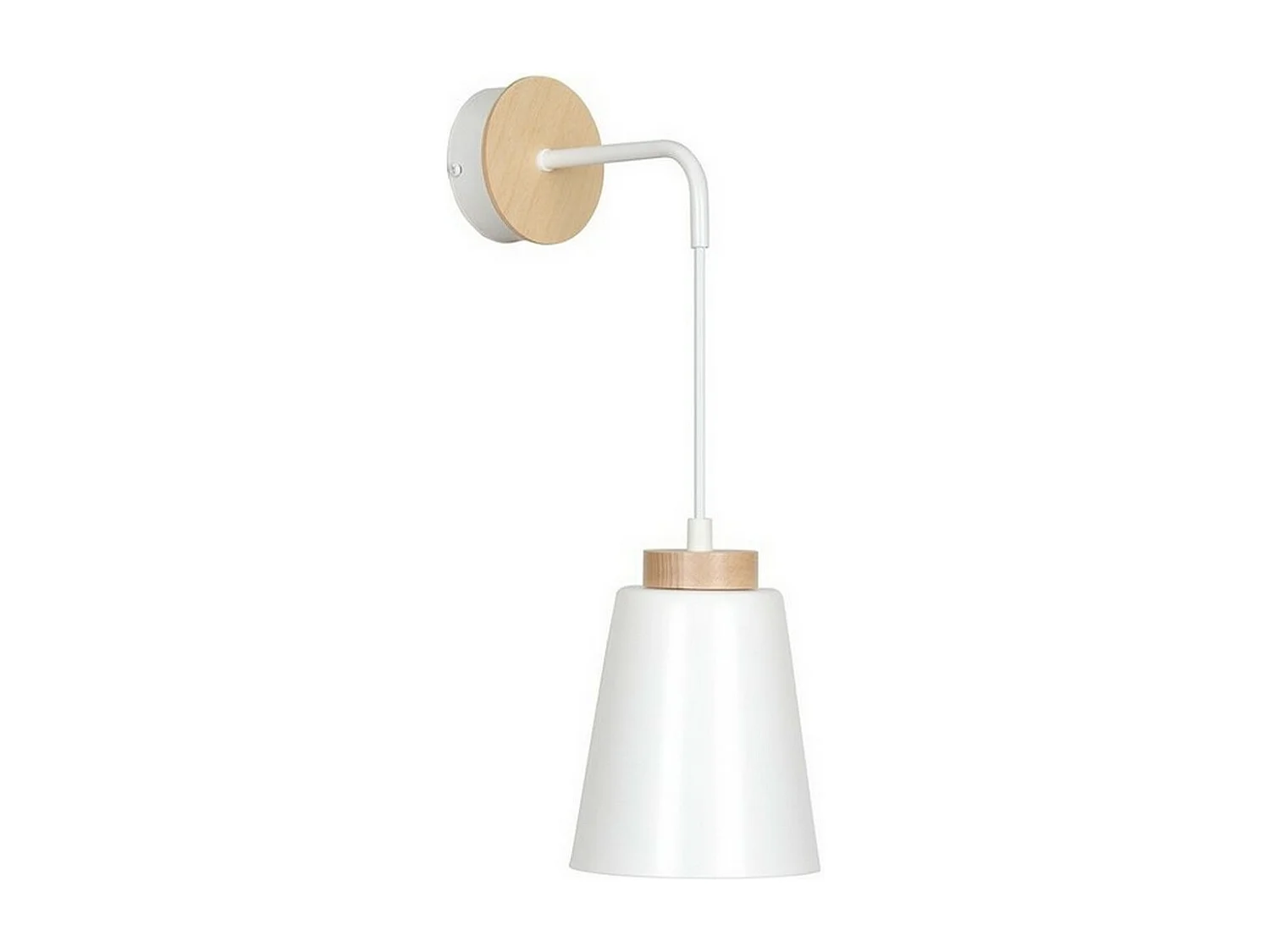 Wandlamp Bolero, Wit, 14x25x16 cm, Seven Design