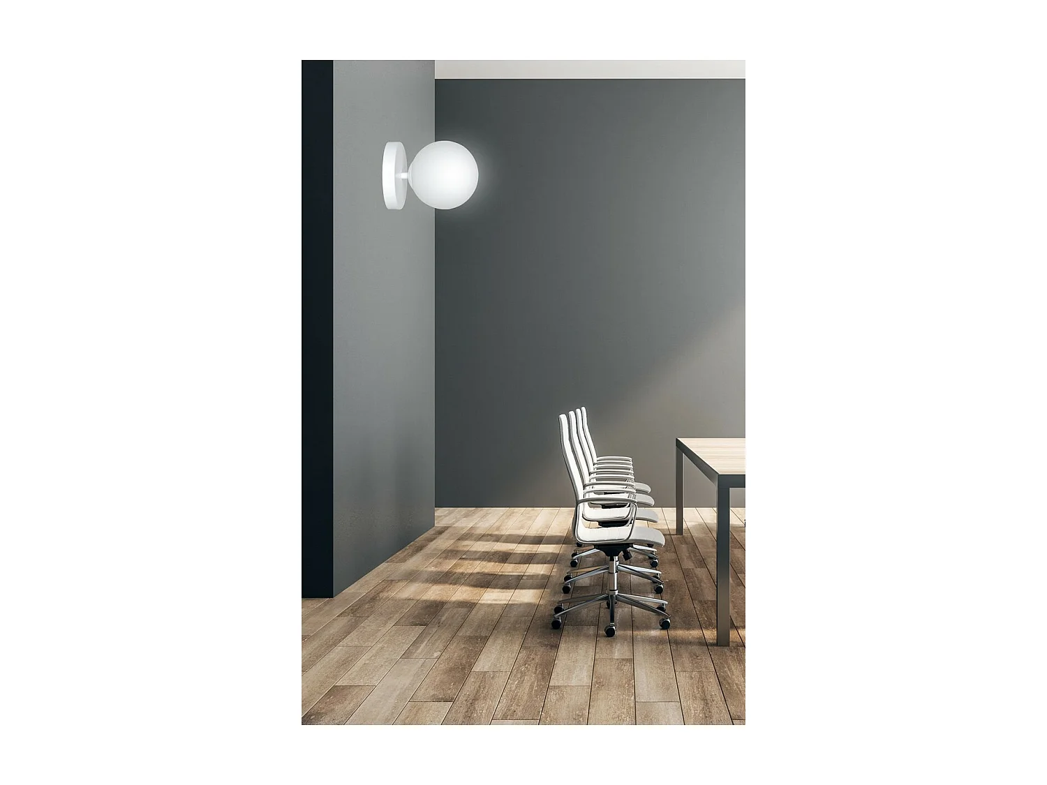 Applique Kalfor, Blanc, 15x15x18 cm, Seven Design