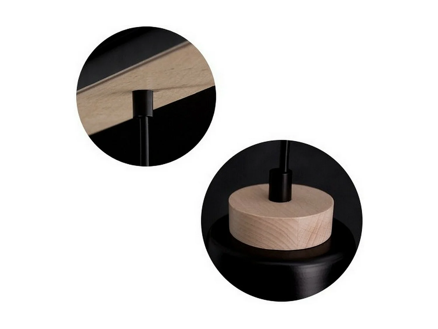 Applique Bolero, Noir, 14x25x16 cm, Seven Design