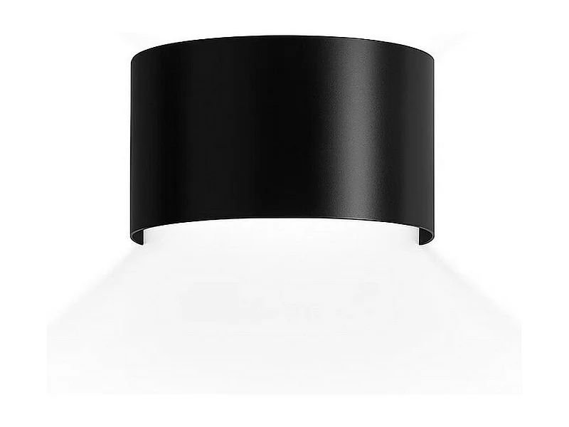 Lampada a Parete Fold, Nero, 20x14x13 cm, Seven Design