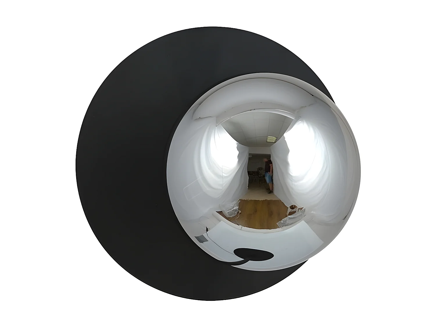 Candeeiro de Parede Oslo 4, Preto, 20x20x15 cm, Seven Design