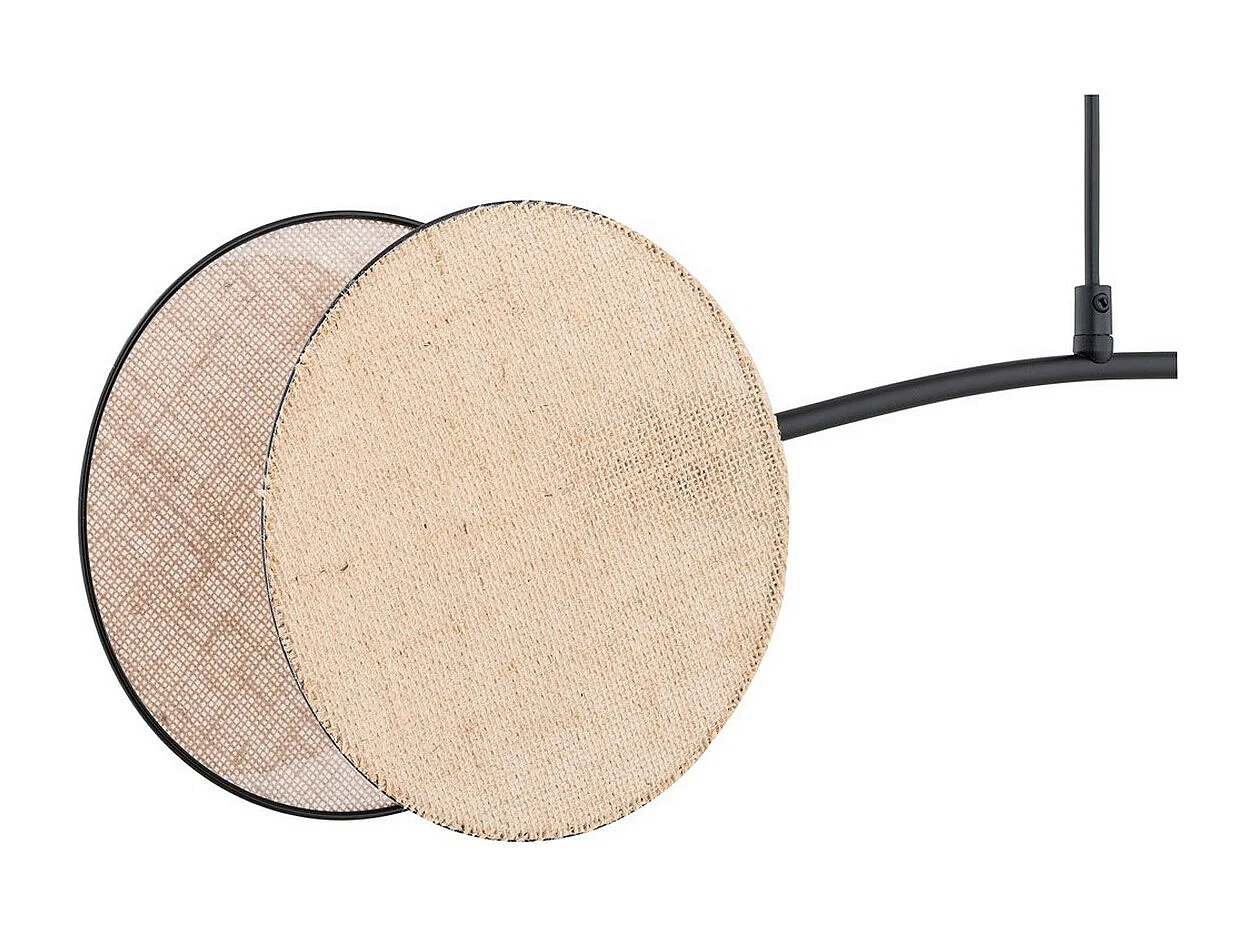 Applique Luca, Noir, 18x18x17 cm, Seven Design