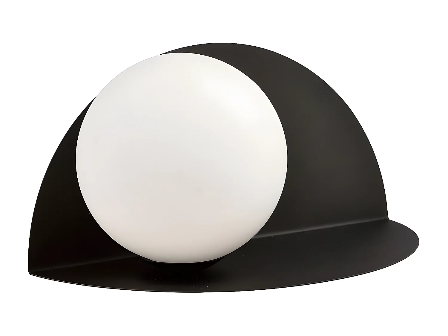 Lámpara de Pared Form, Negro, 30x15x15 cm, Seven Design