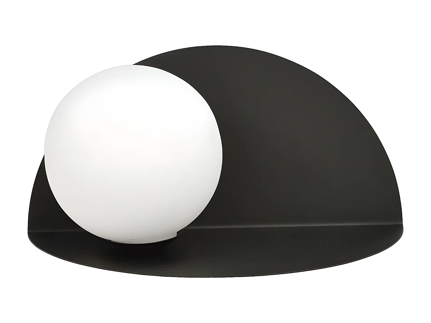 Lámpara de Pared Form, Negro, 30x15x15 cm, Seven Design