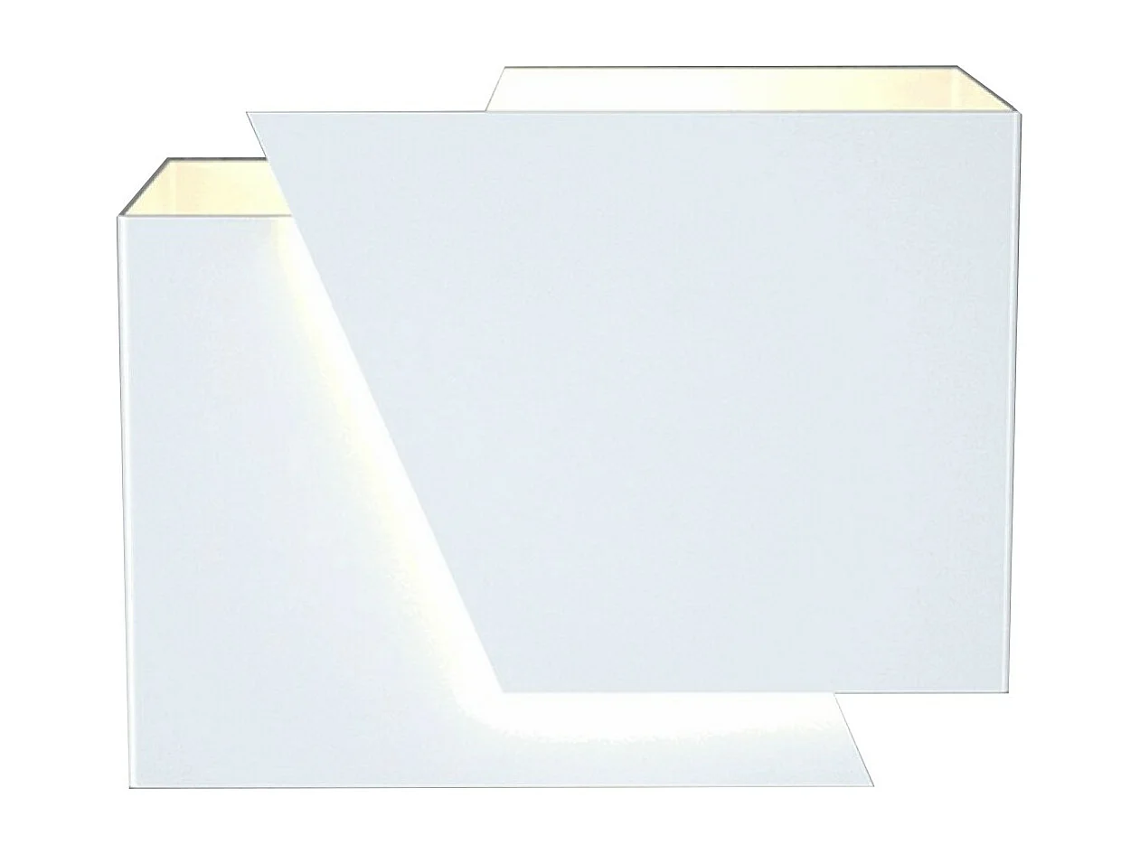 Lámpara de Pared Frost, Blanco, 17x13x13 cm, Seven Design