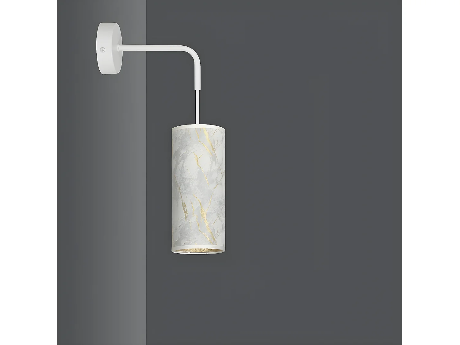 Applique Karli, Blanc, 10x40x18 cm, Seven Design