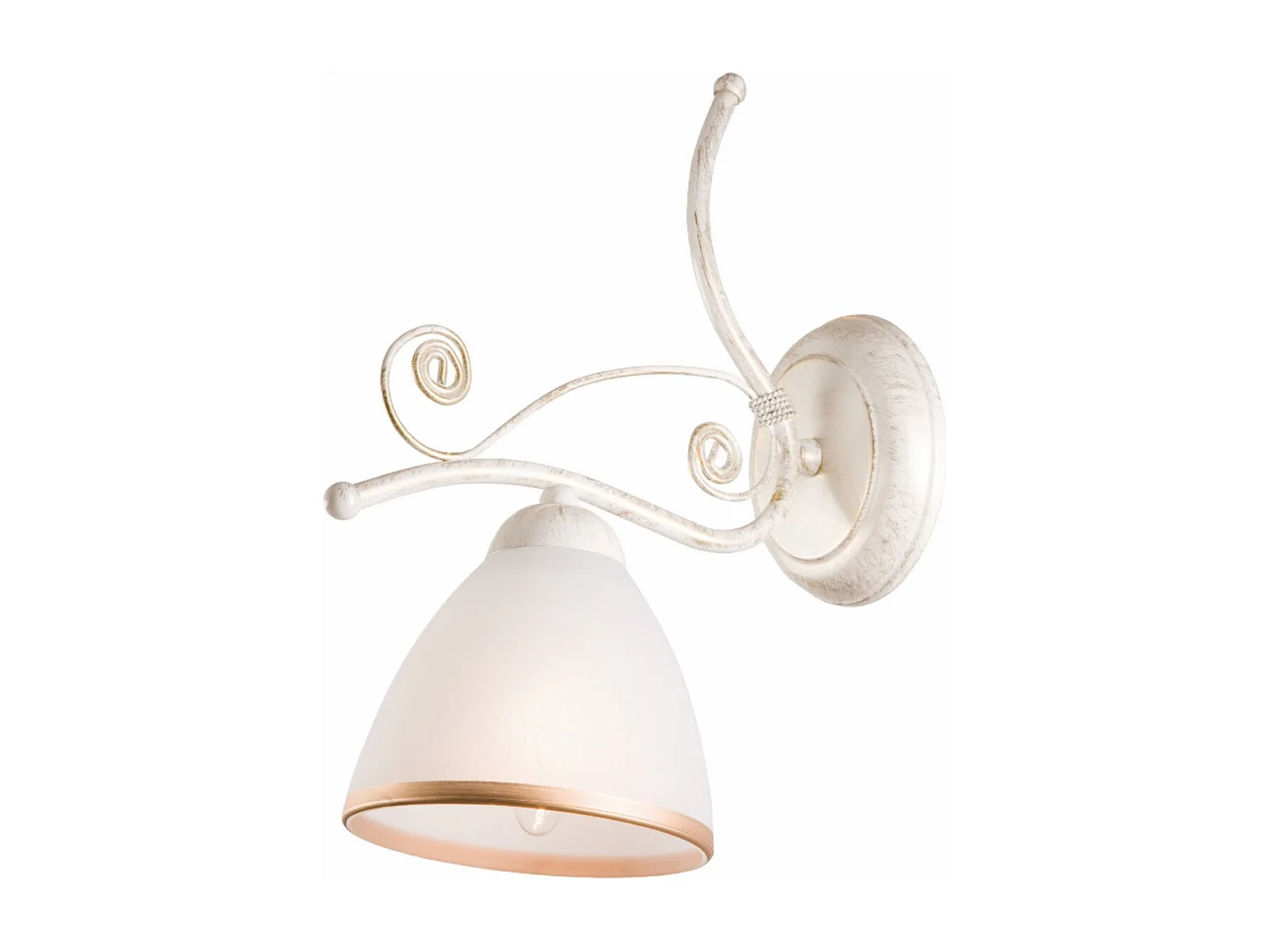 Applique Retrò, Blanc, 25x25x30 cm, Seven Design