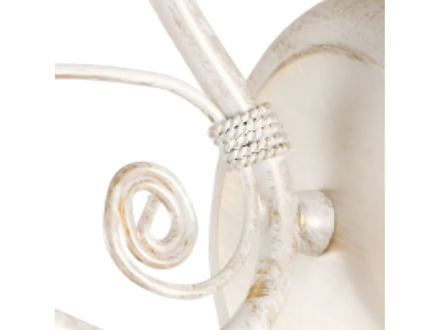 Applique Retrò, Blanc, 25x25x30 cm, Seven Design