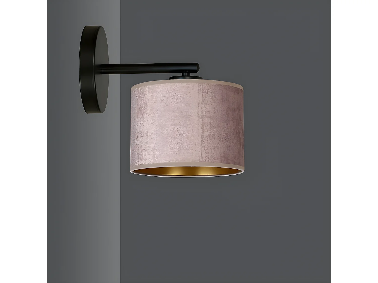 Applique Hilde, Rose, 27x24x20 cm, EPIKASA