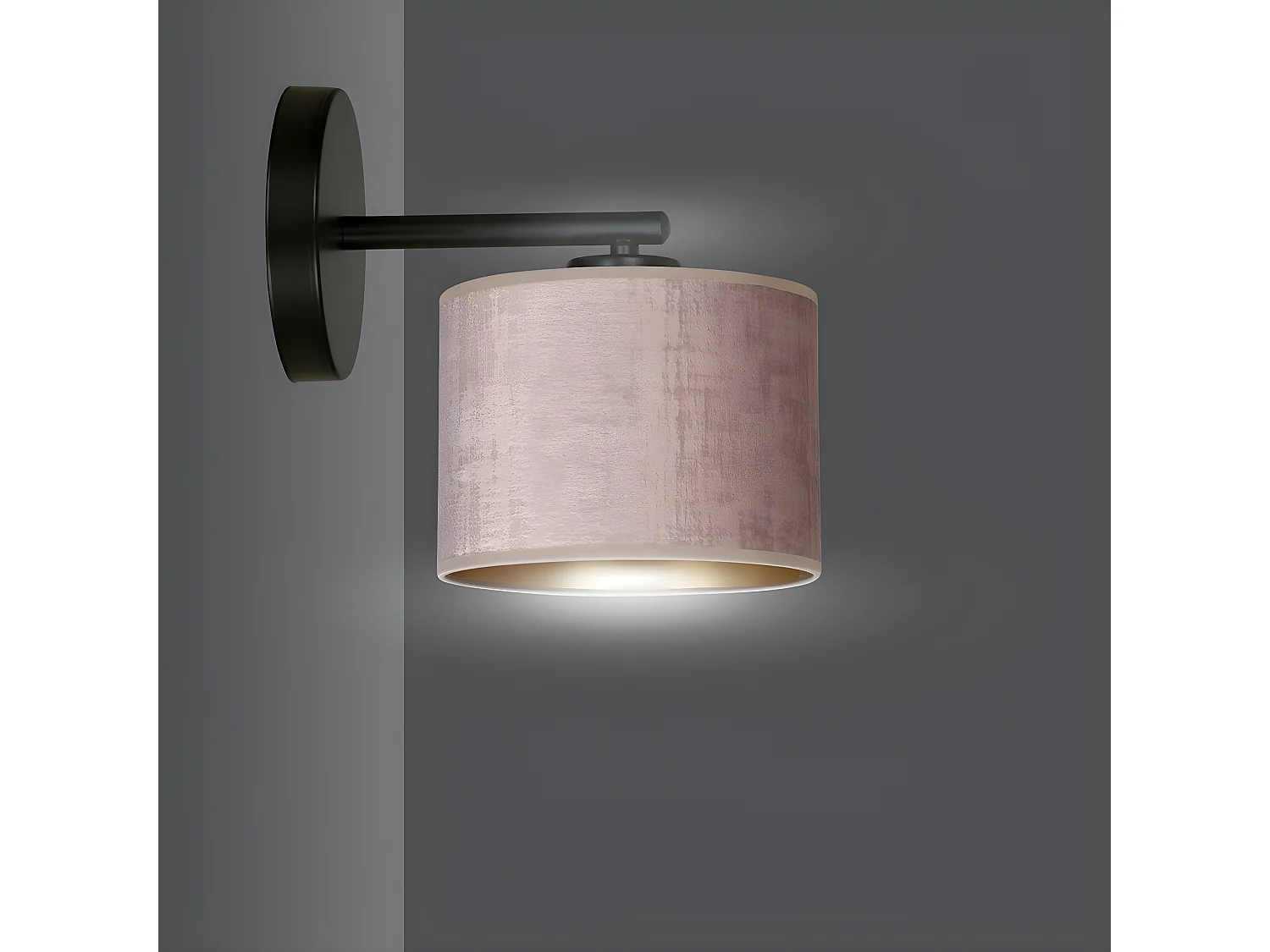 Applique Hilde, Rose, 27x24x20 cm, EPIKASA