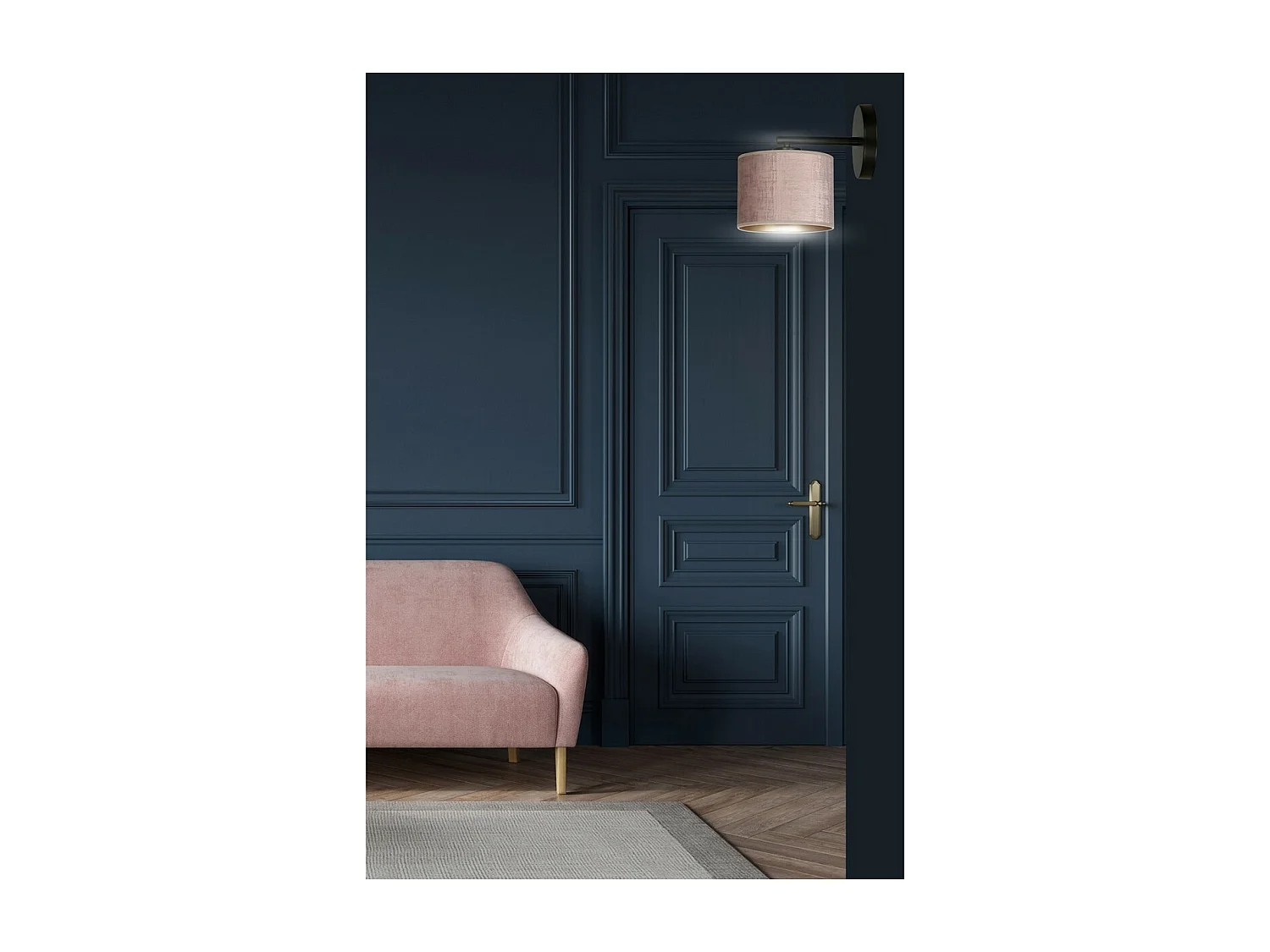 Applique Hilde, Rose, 27x24x20 cm, EPIKASA