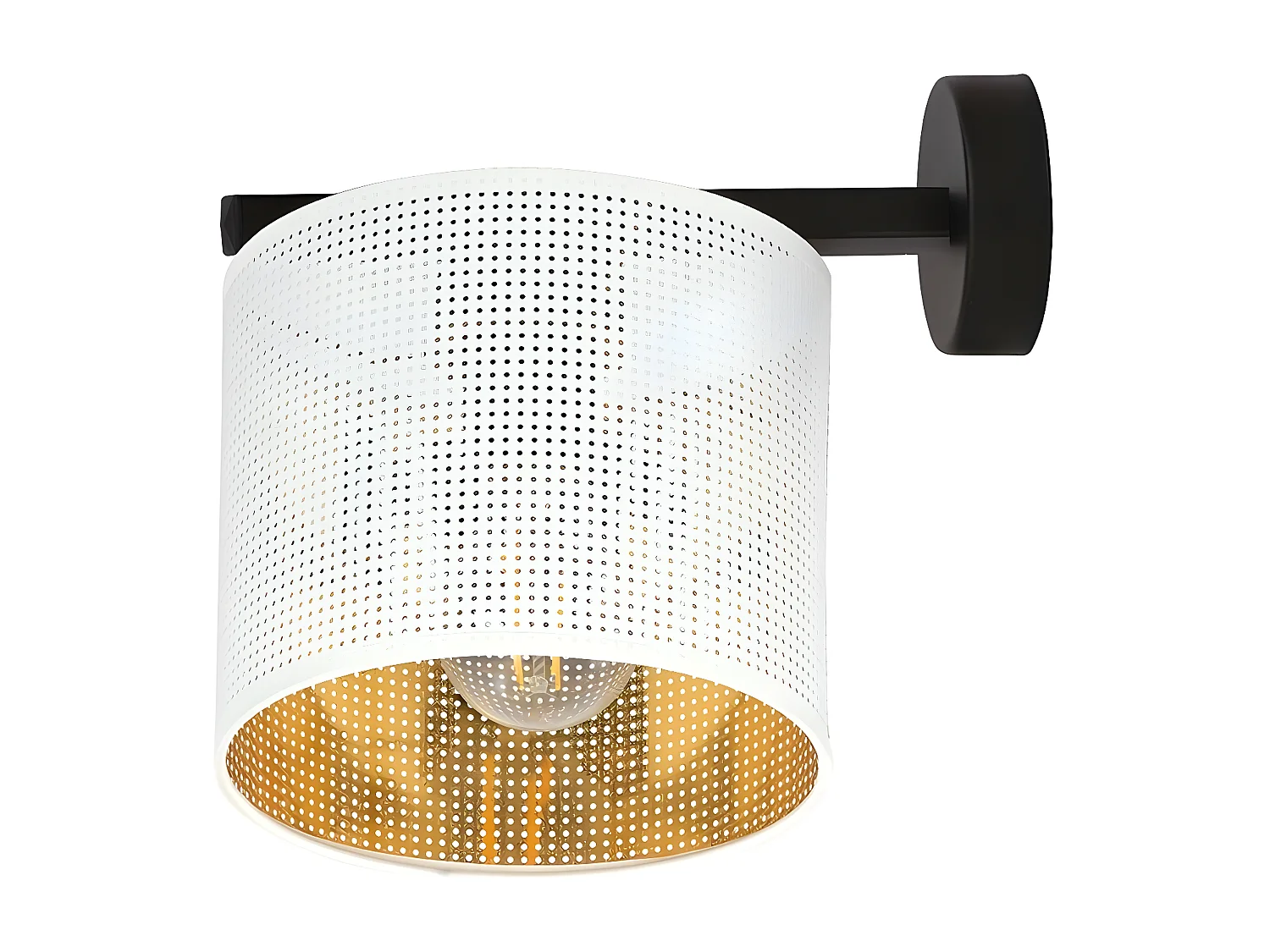 Wandlamp Jordan, Wit, 23x22x23 cm, Seven Design