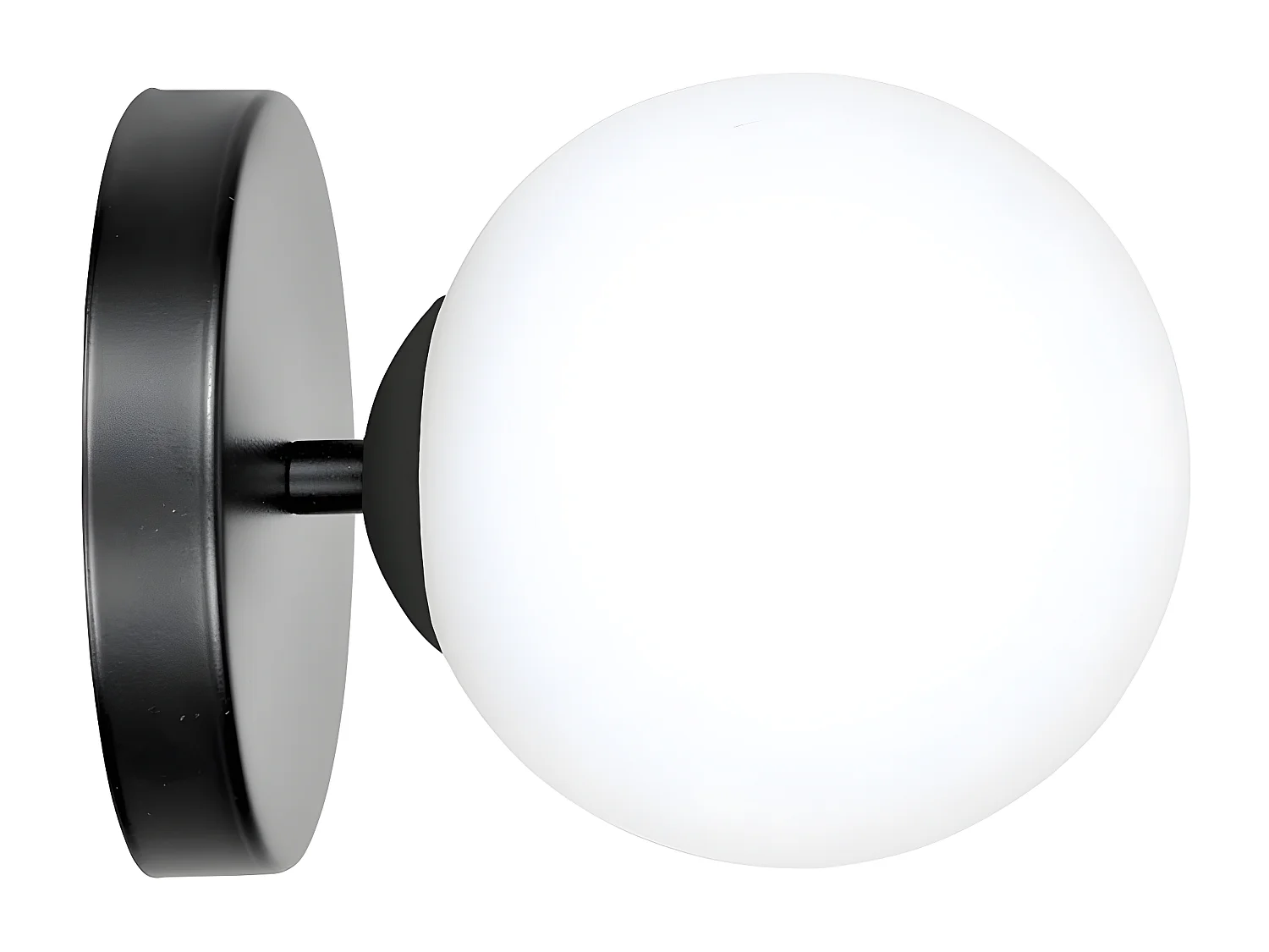 Applique Halldor, Noir, 15x15x18 cm, EPIKASA