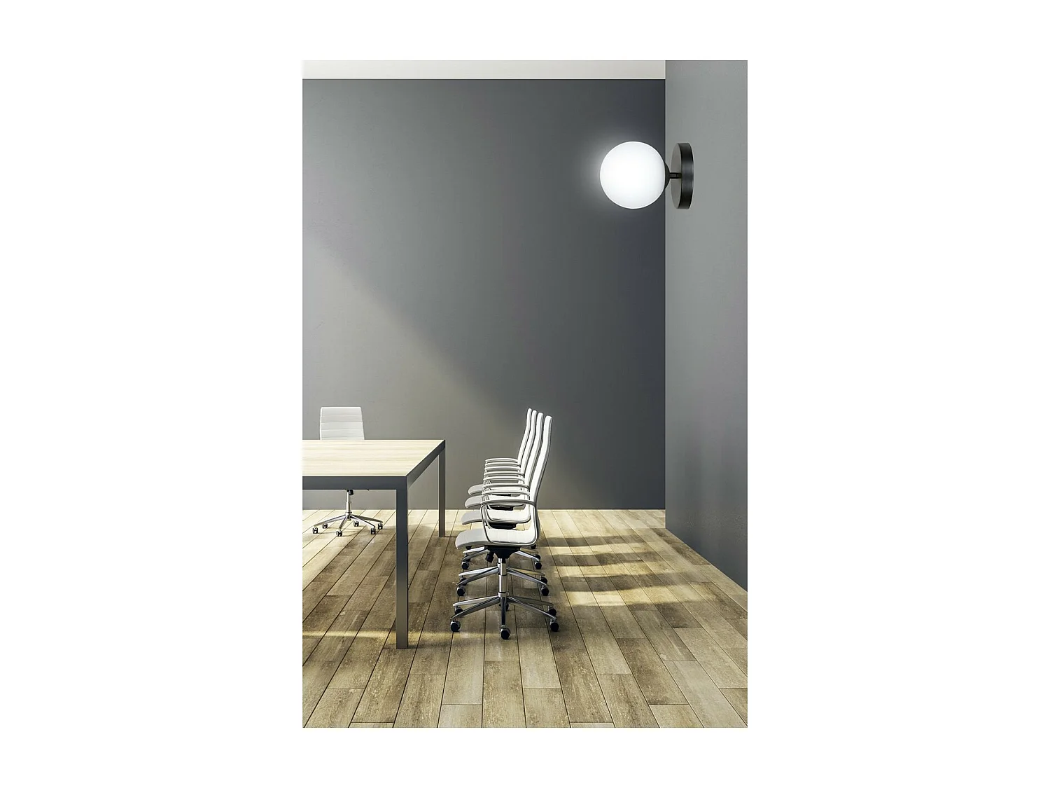 Applique Halldor, Noir, 15x15x18 cm, EPIKASA