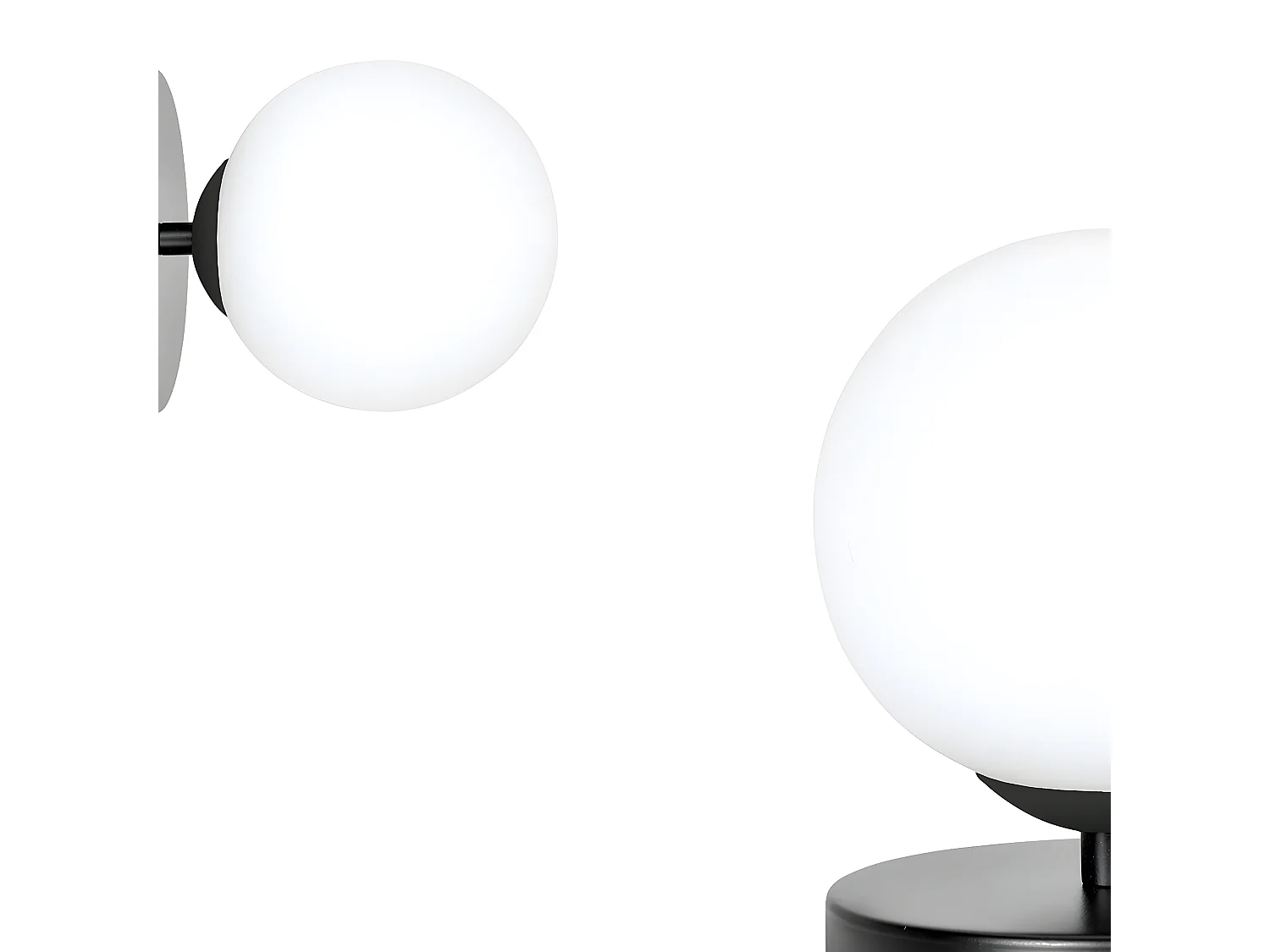 Applique Halldor, Noir, 15x15x18 cm, EPIKASA