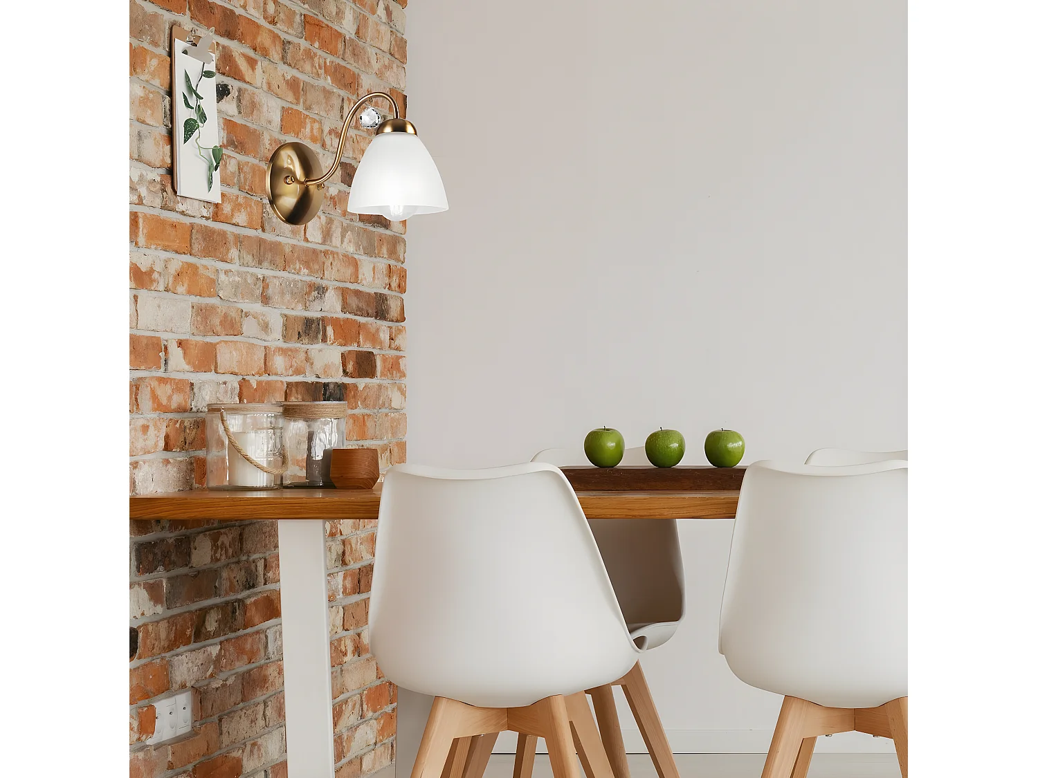 Applique Miranda, Laiton, 14x14x20 cm, Seven Design