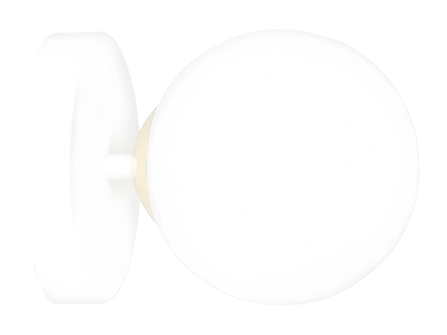 Applique Floki, Blanc, 15x15x18 cm, EPIKASA