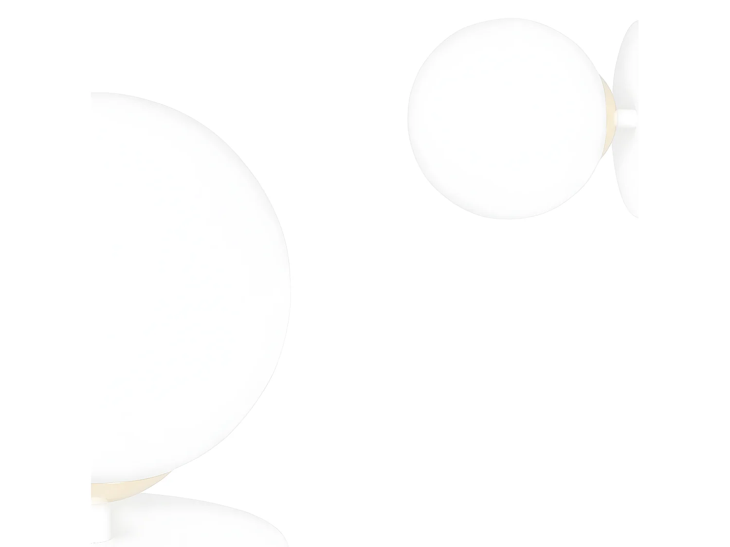 Applique Floki, Blanc, 15x15x18 cm, EPIKASA