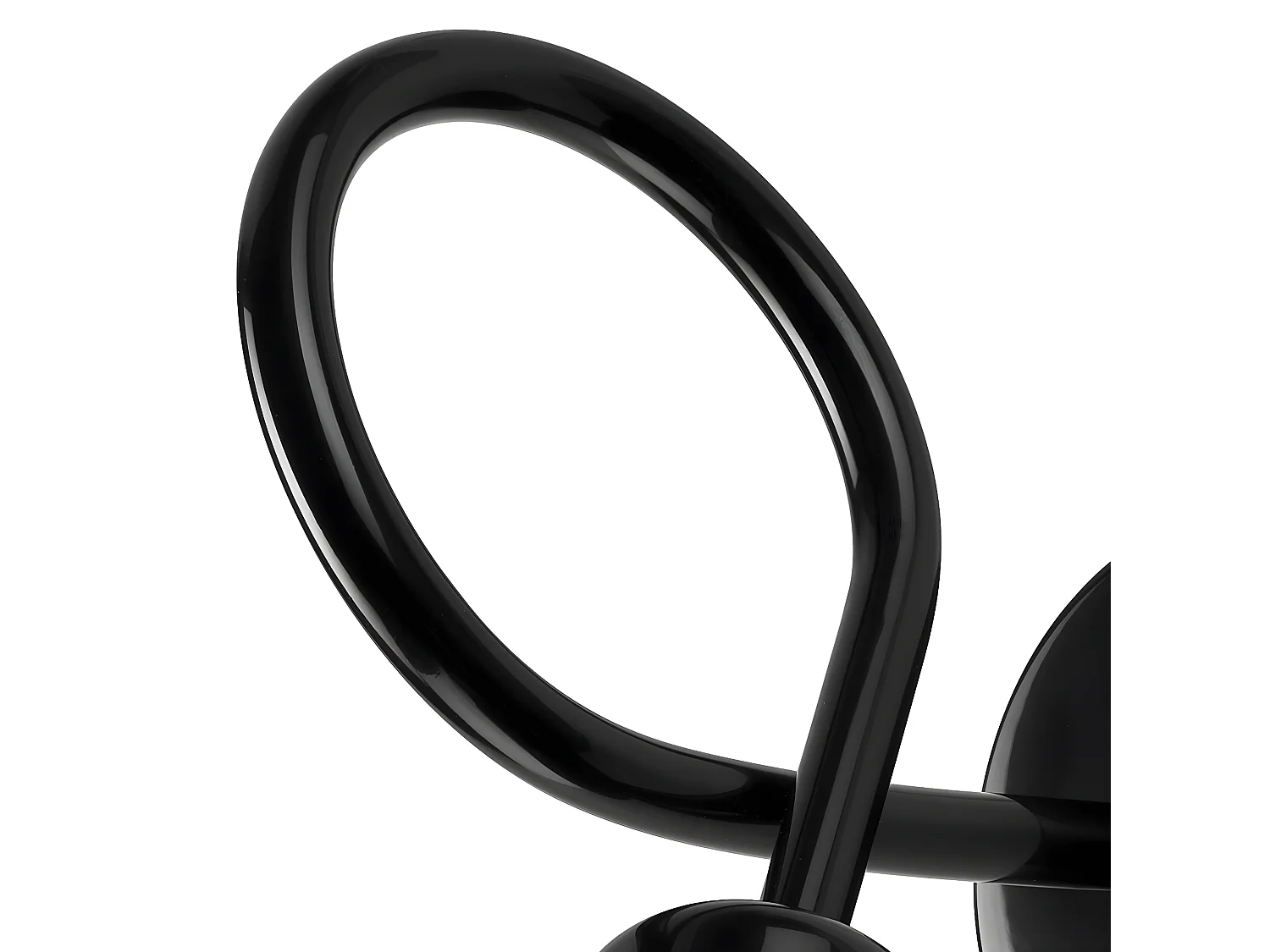 Applique Camilla, Noir, 8x8x18 cm, Seven Design