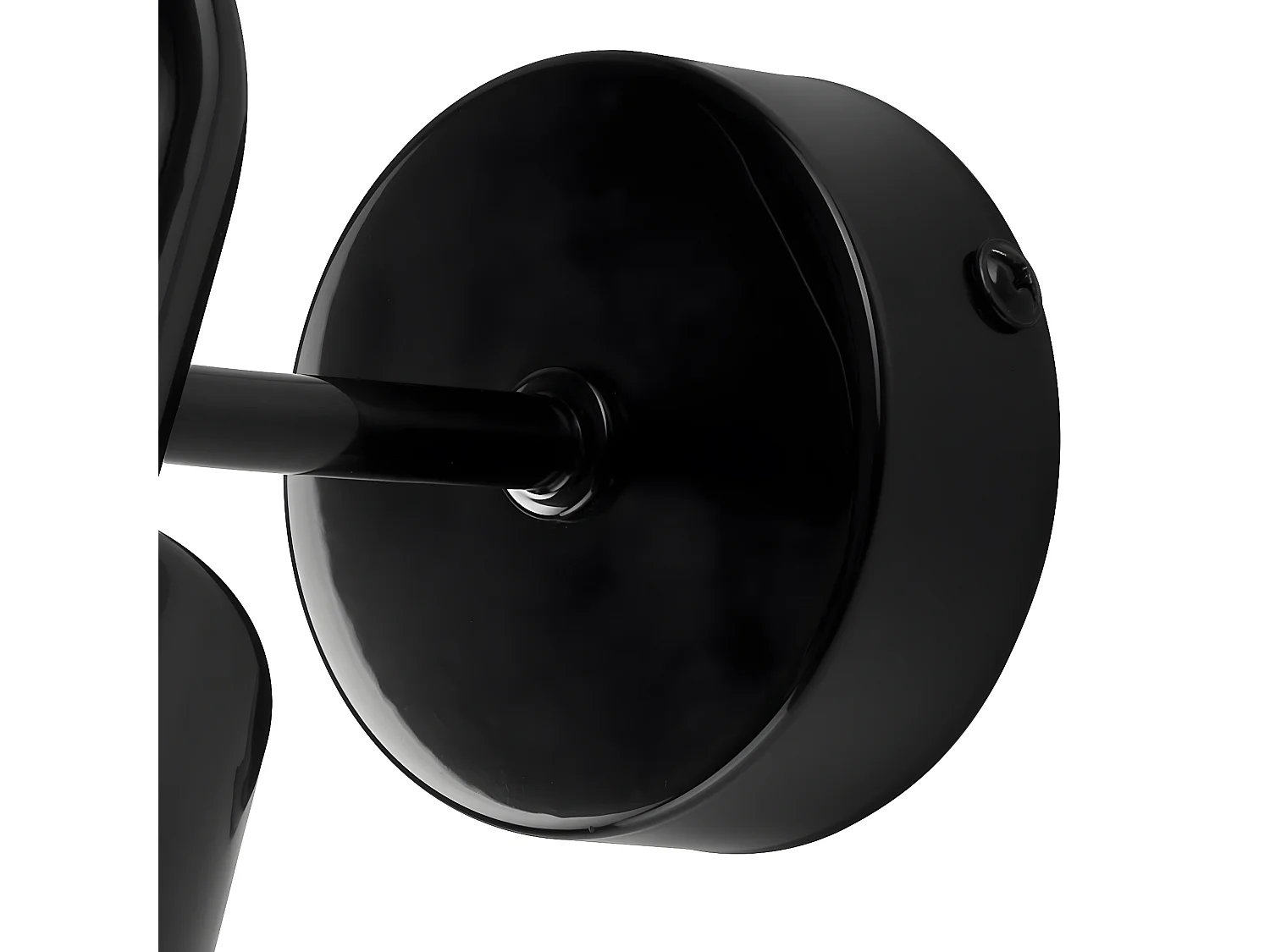 Applique Camilla, Noir, 8x8x18 cm, Seven Design