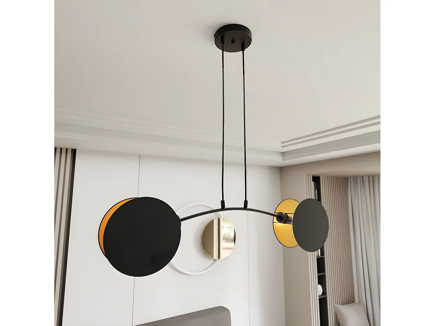 Applique Adelle, Blanc, 26x26x23 cm, Seven Design