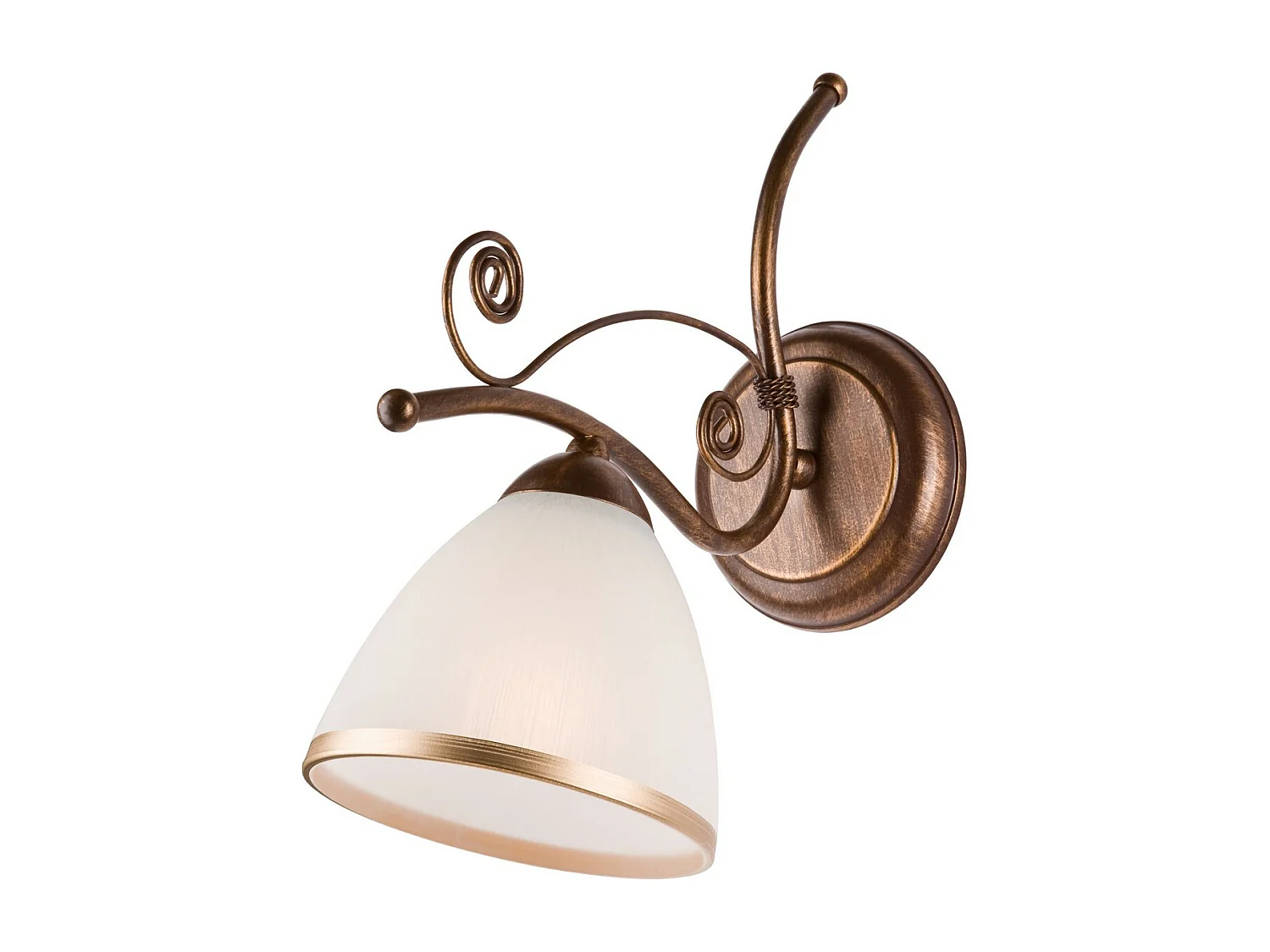 Wandlamp Retrò, Bruin, 25x25x30 cm, Seven Design