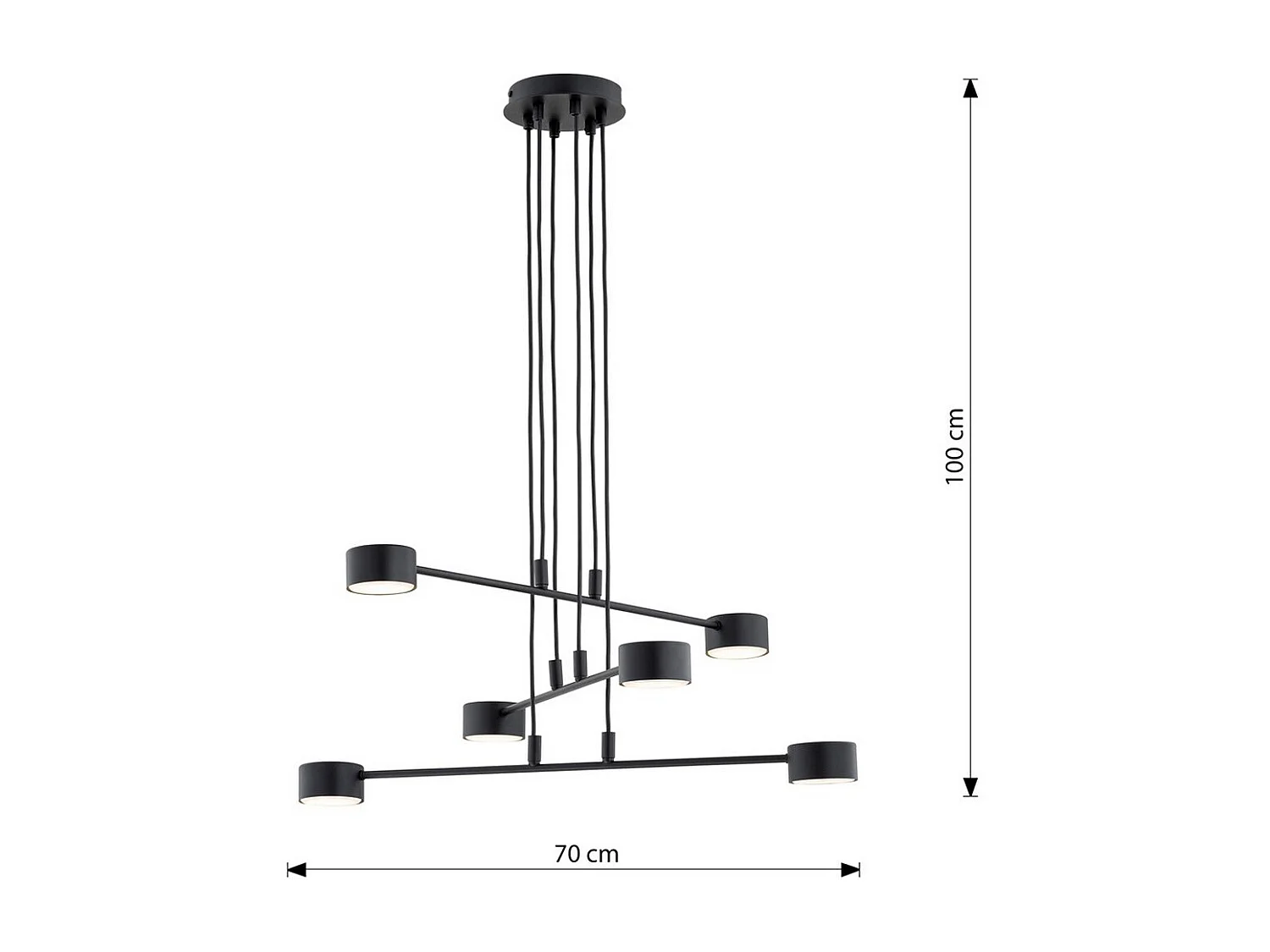 Wandlamp Retrò, Bruin, 25x25x30 cm, Seven Design