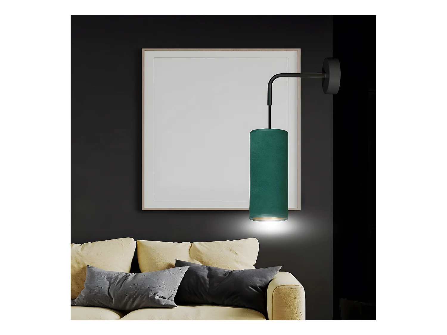 Applique Bente, Vert, 10x40x18 cm, EPIKASA