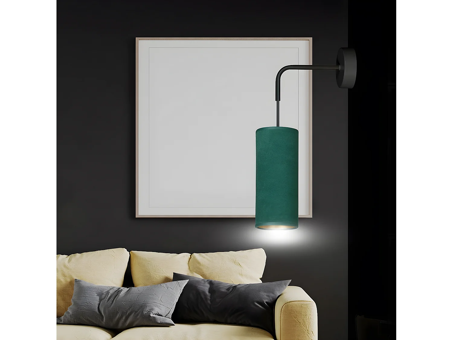 Applique Bente, Vert, 10x40x18 cm, EPIKASA