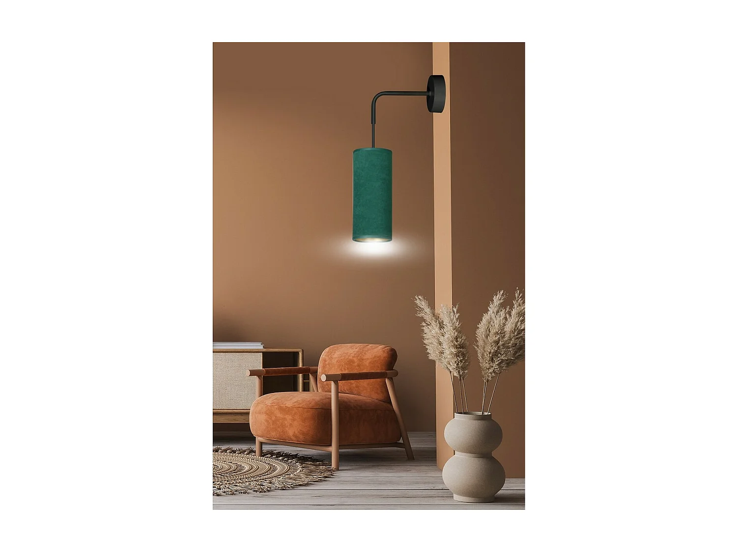 Applique Bente, Vert, 10x40x18 cm, EPIKASA