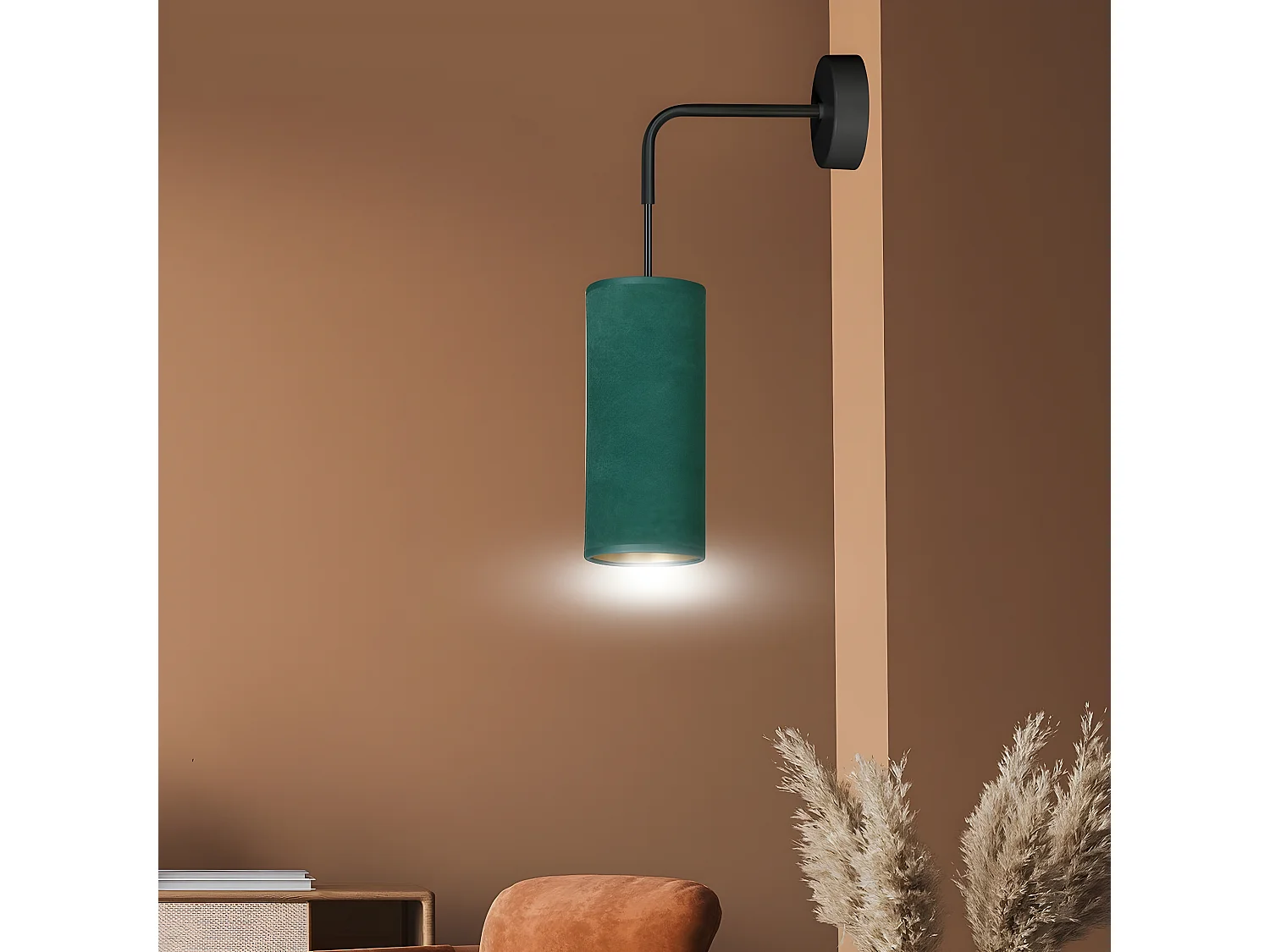 Applique Bente, Vert, 10x40x18 cm, EPIKASA