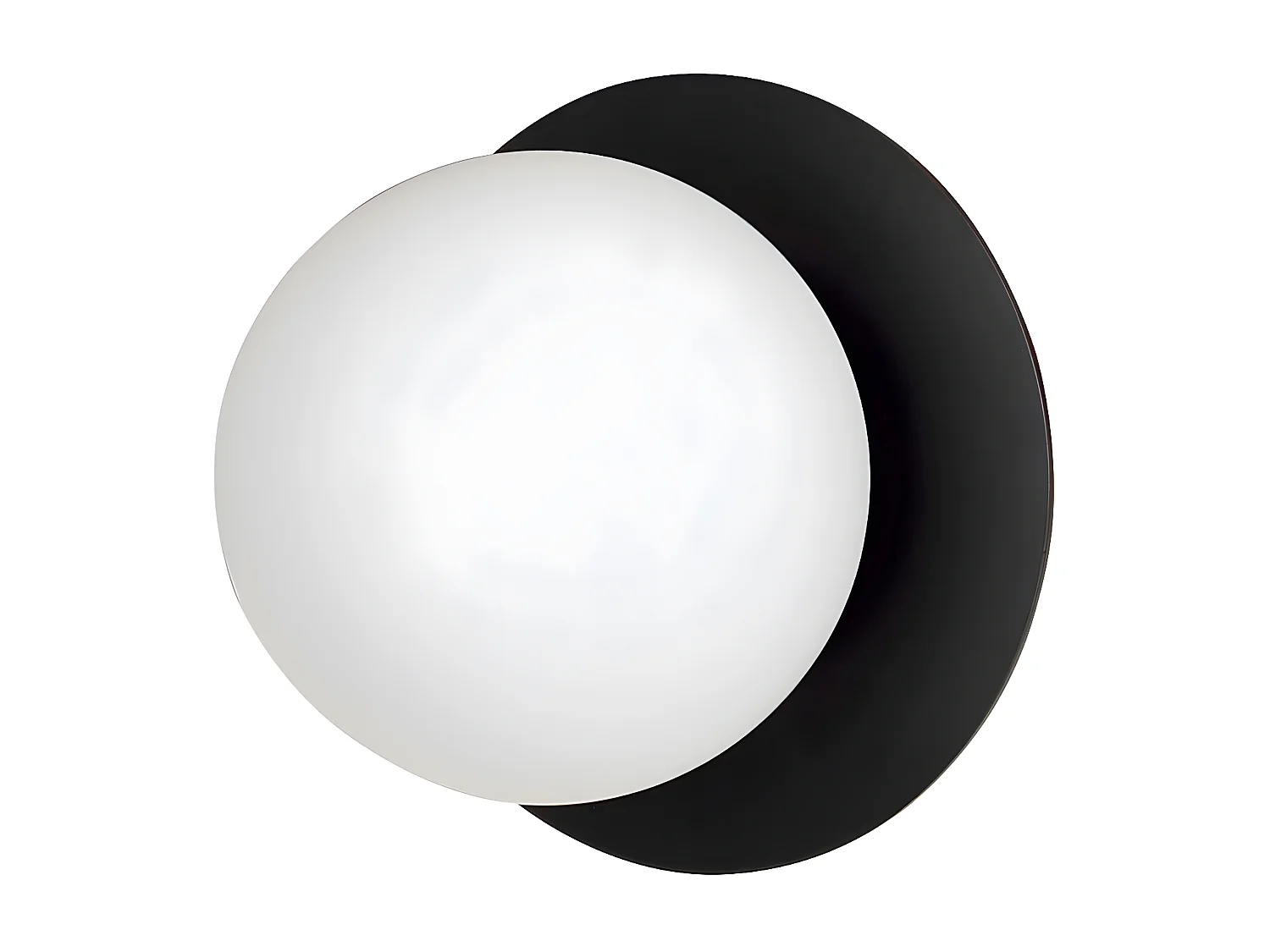 Applique Minerva, Noir, 15x15x15 cm, Seven Design