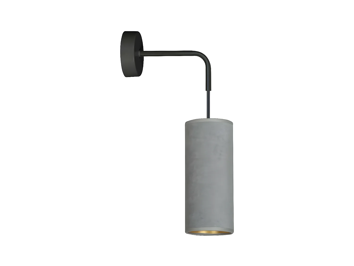 Applique Bente, Gris, 10x40x18 cm, EPIKASA