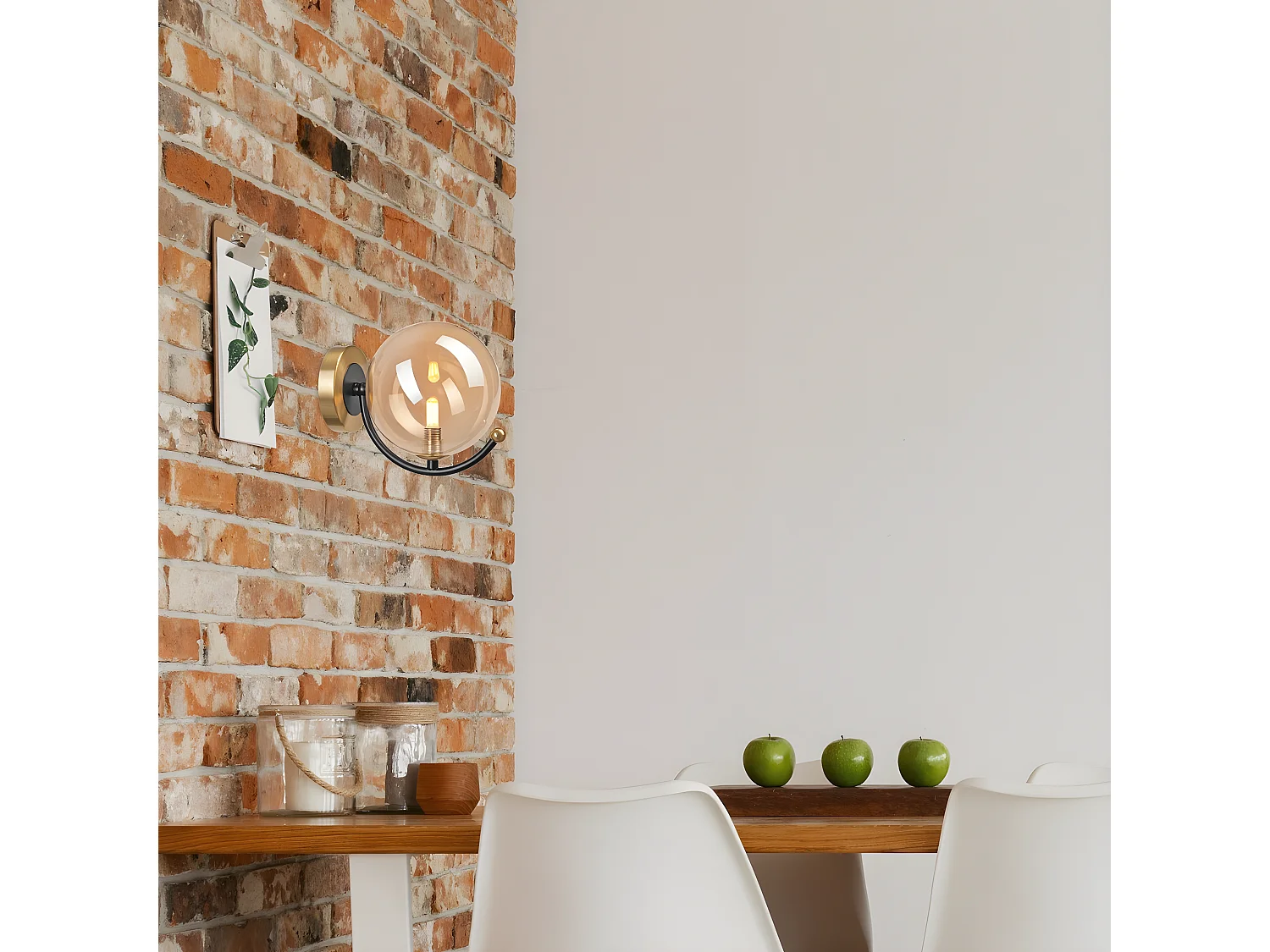 Applique Georgia, Or, 14,5x12x20 cm, Seven Design