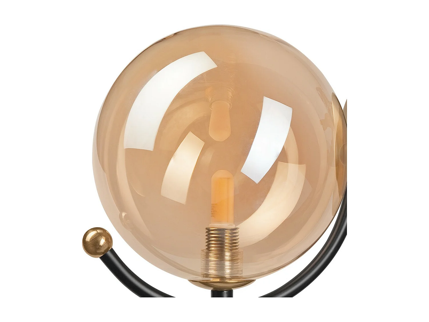 Candeeiro de Parede Georgia, Ouro, 14,5x12x20 cm, Seven Design