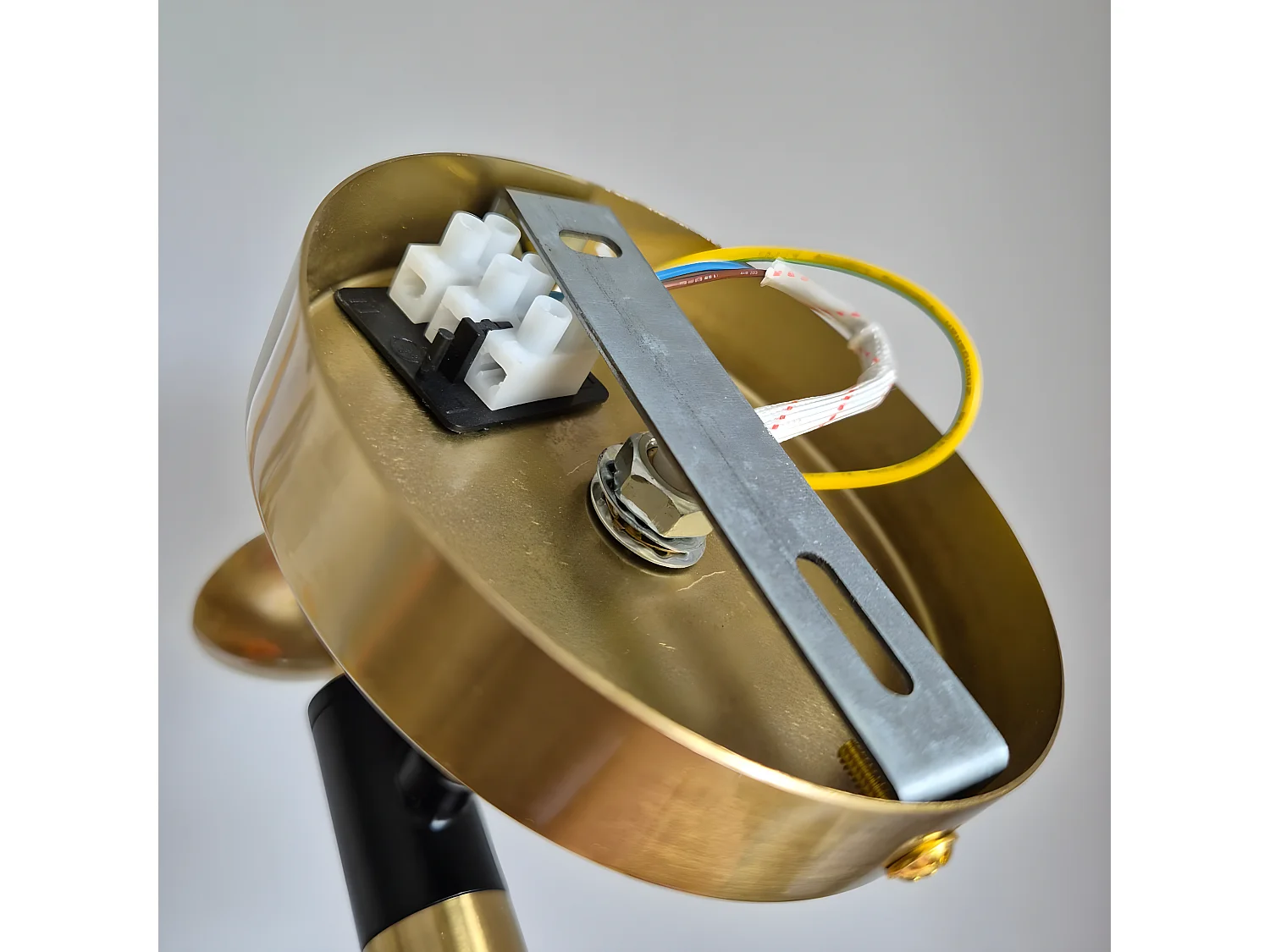 Candeeiro de Parede Georgia, Ouro, 14,5x12x20 cm, Seven Design