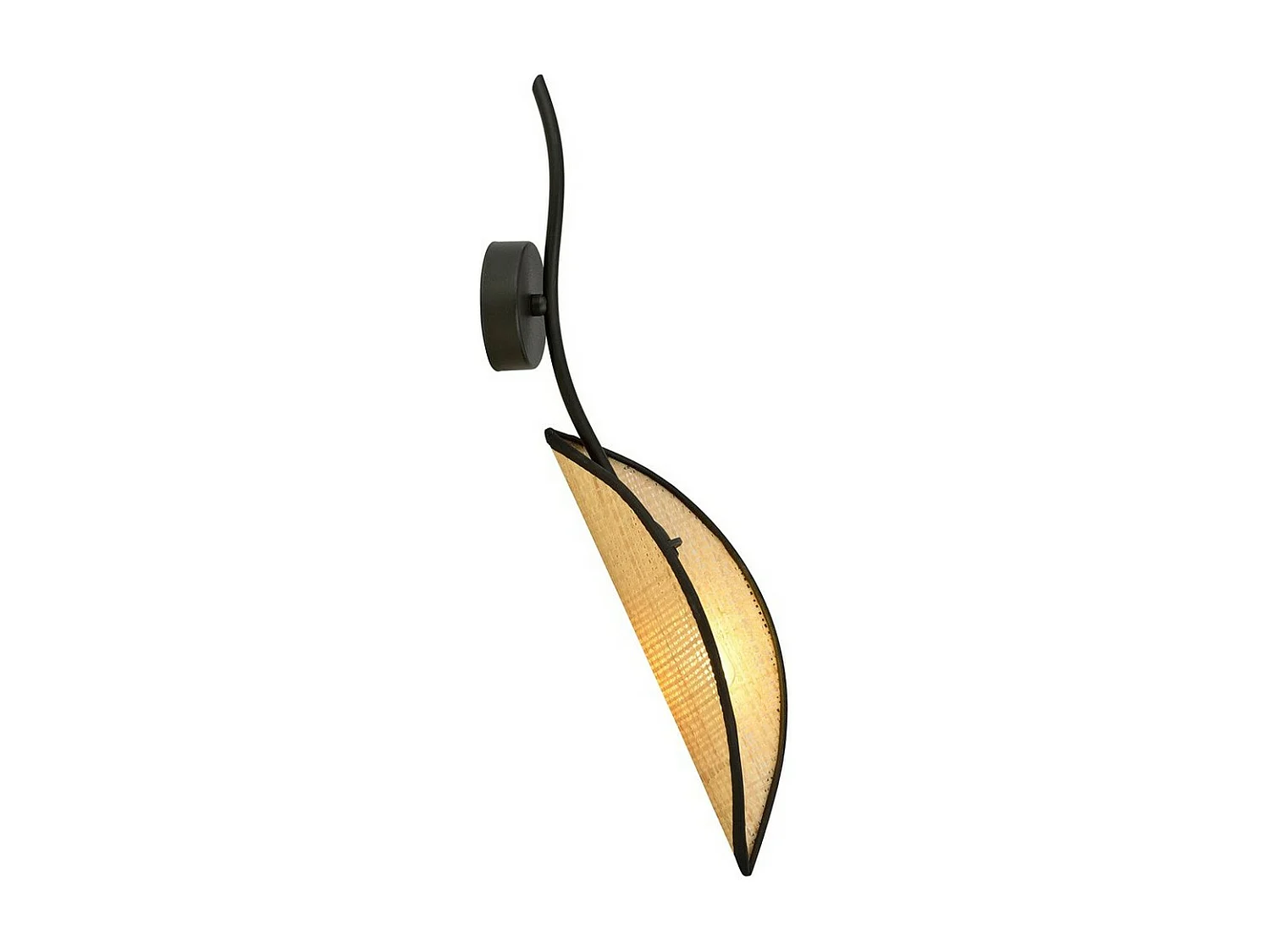 Lampada a Parete Lotus, Marrone, 12x51x12 cm, Seven Design