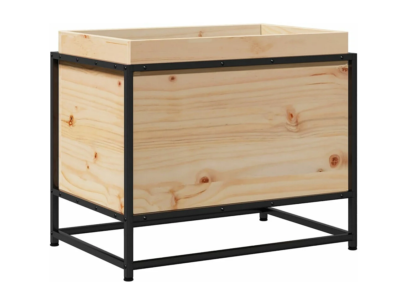 Jardinière 60x40x50 cm bois de pin massif