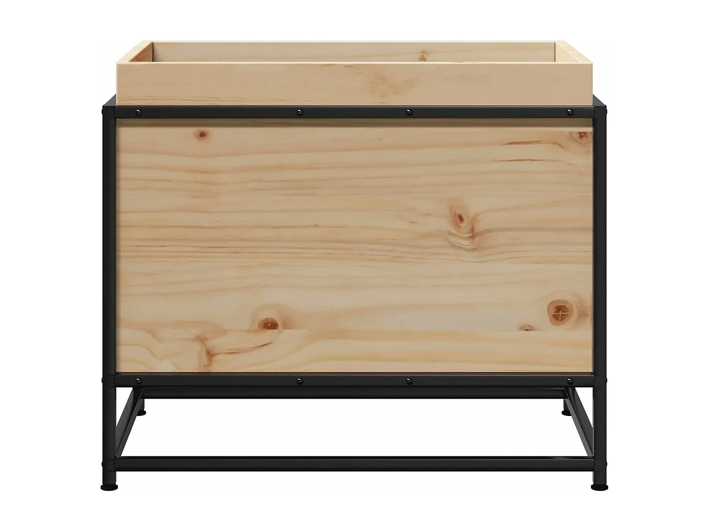 Jardinière 60x40x50 cm bois de pin massif